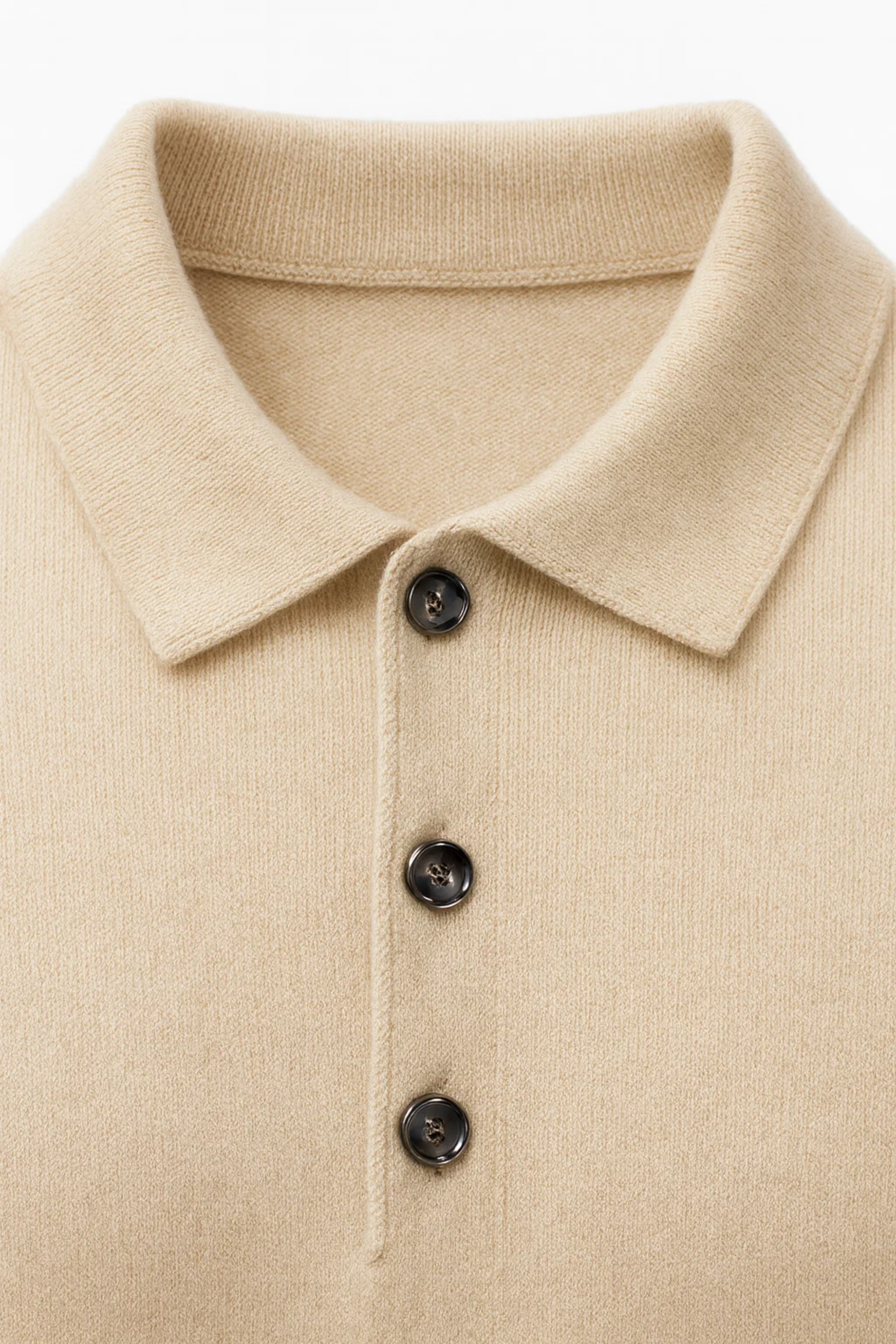 Vittorio Polo Knit Beige