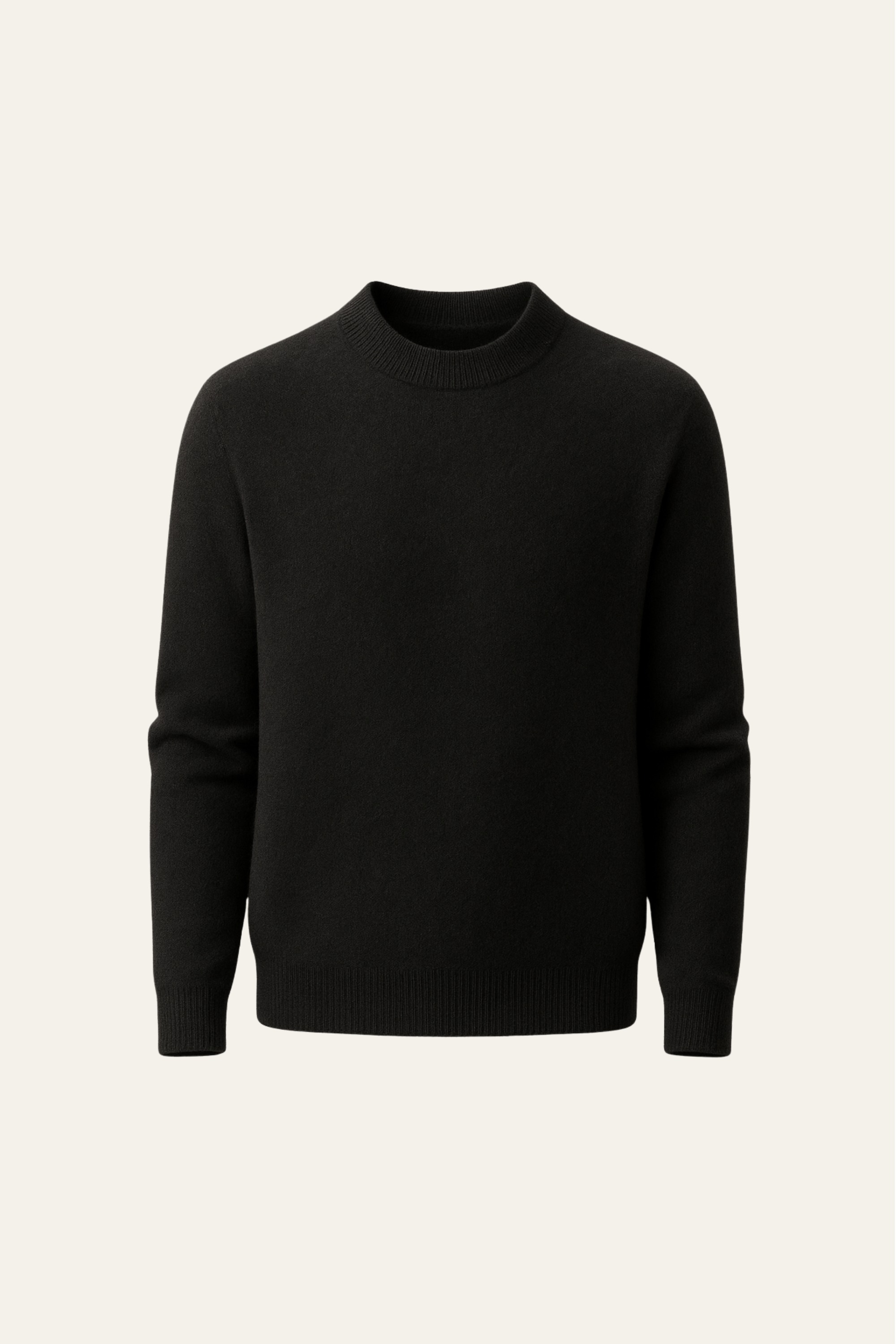Marenzo Cashmere Crewneck Black