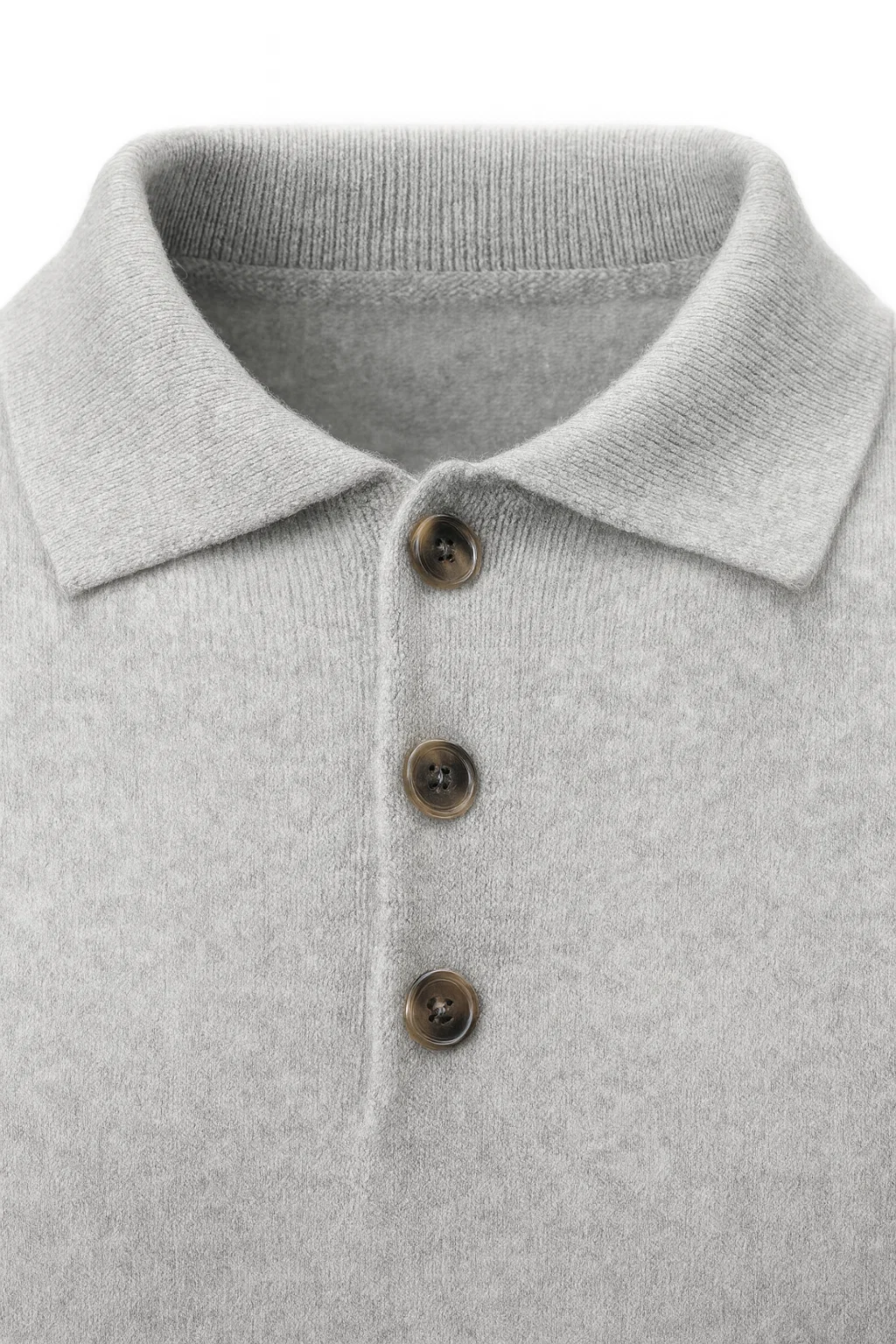 Vittorio Polo Knit Grey