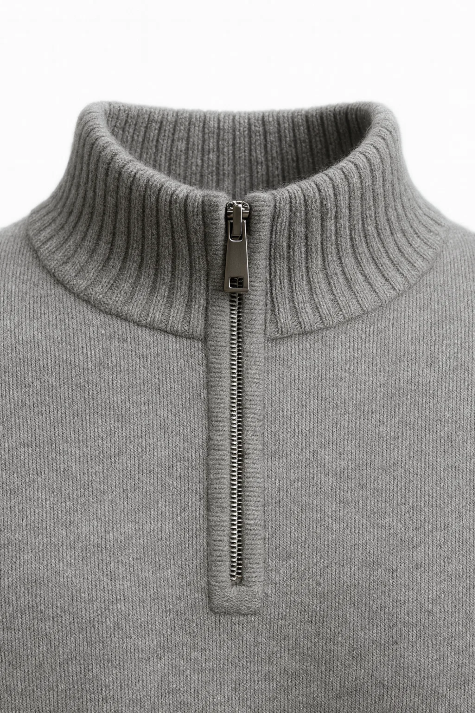 Enrico Half Zip Grey