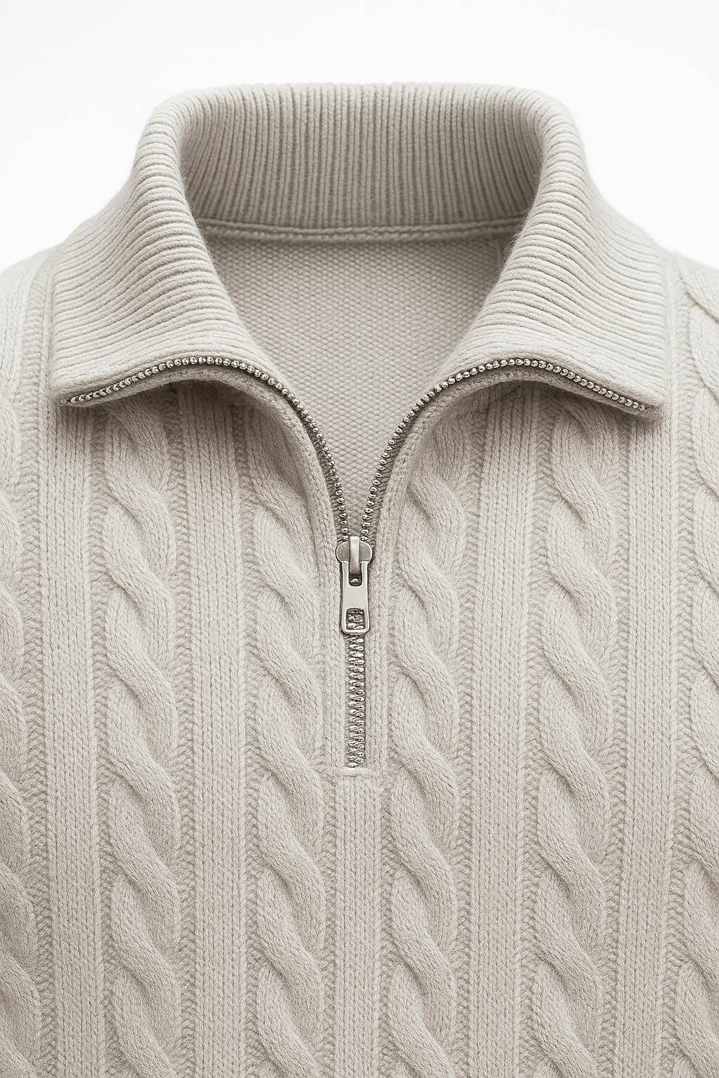 Medici Cable Knit Grey