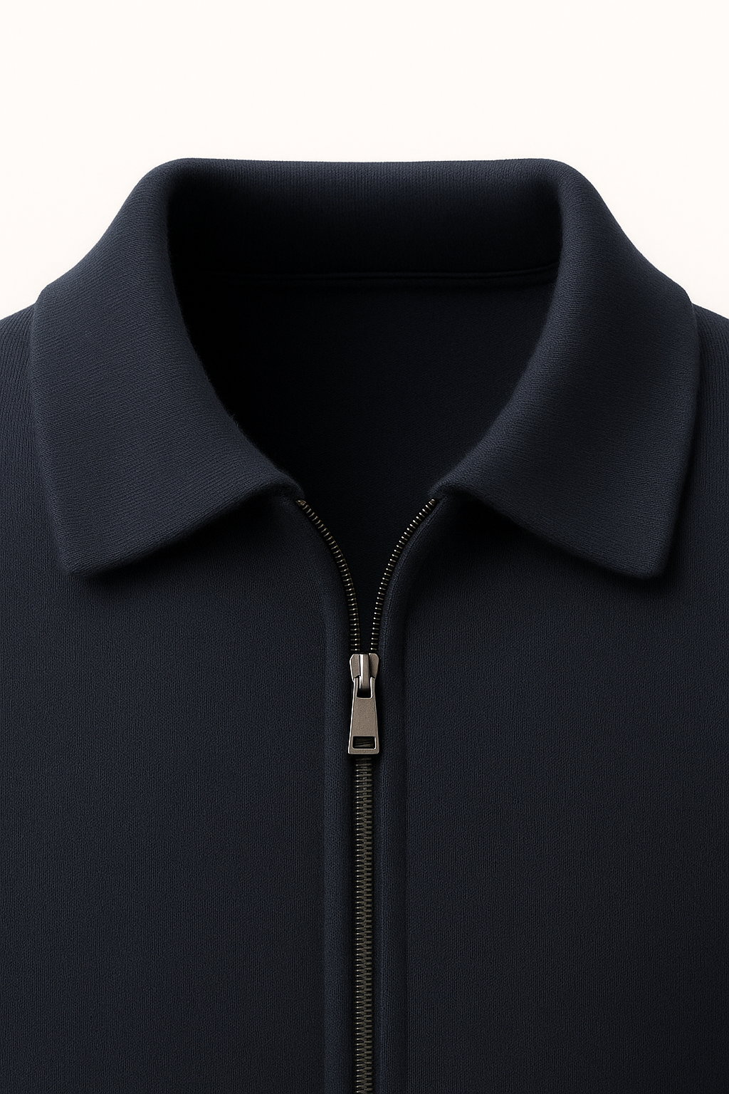 Carvelli Merino Zip Sweater Navy