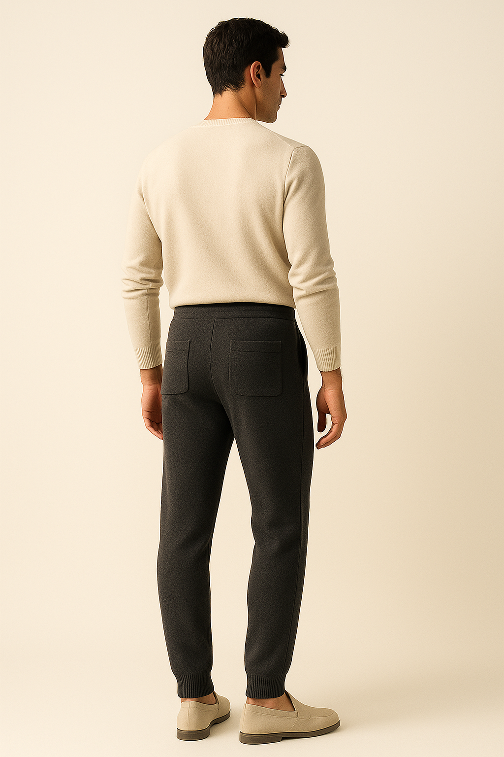Sartore Cashmere Trousers Dark Grey