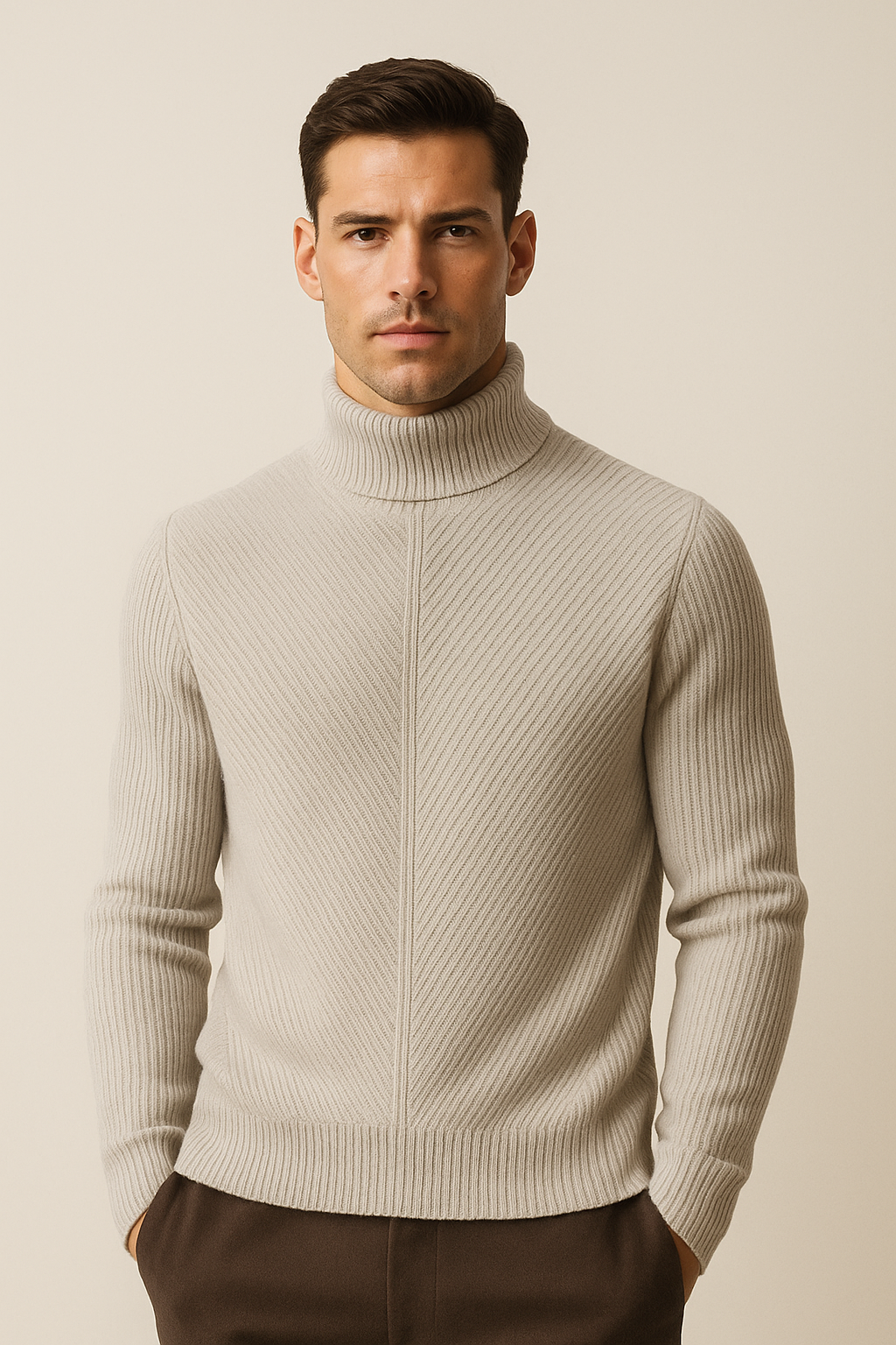 Montari Merino Wool Knit Grey