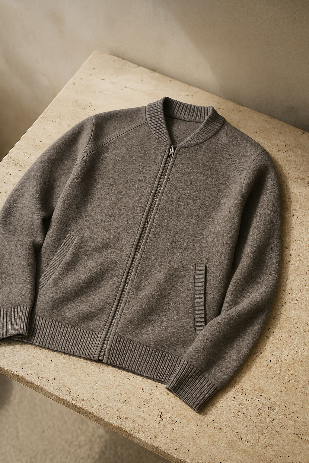 Arento Merino Cardigan Grey