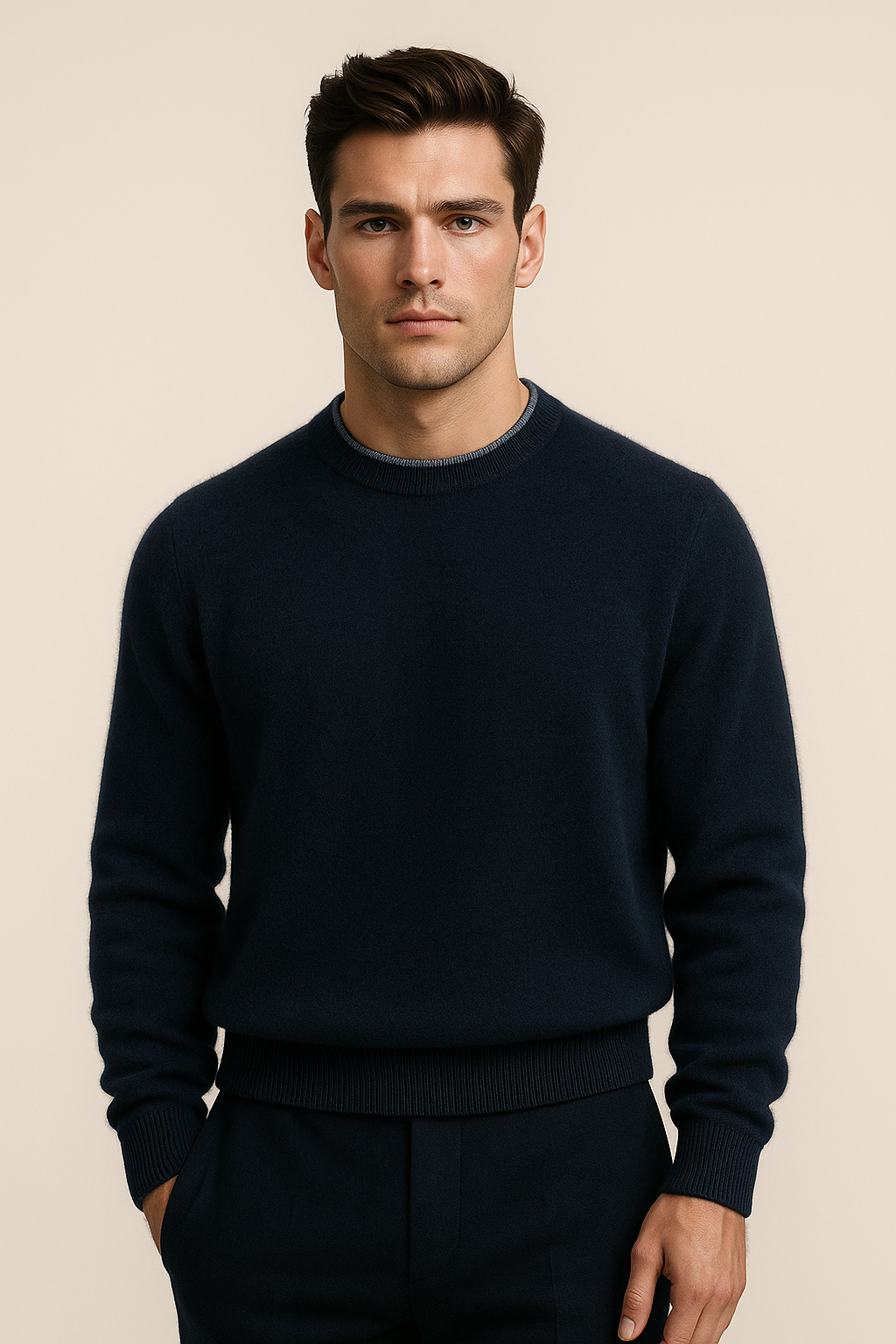 Marciano Cashmere Knit Navy