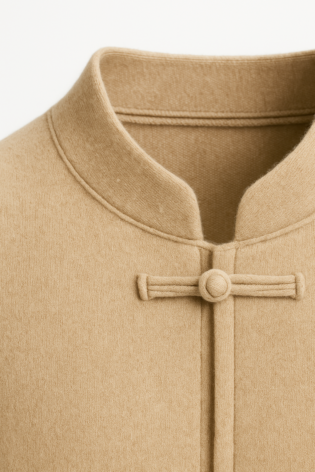 Lunaro Mandarin Wool Beige