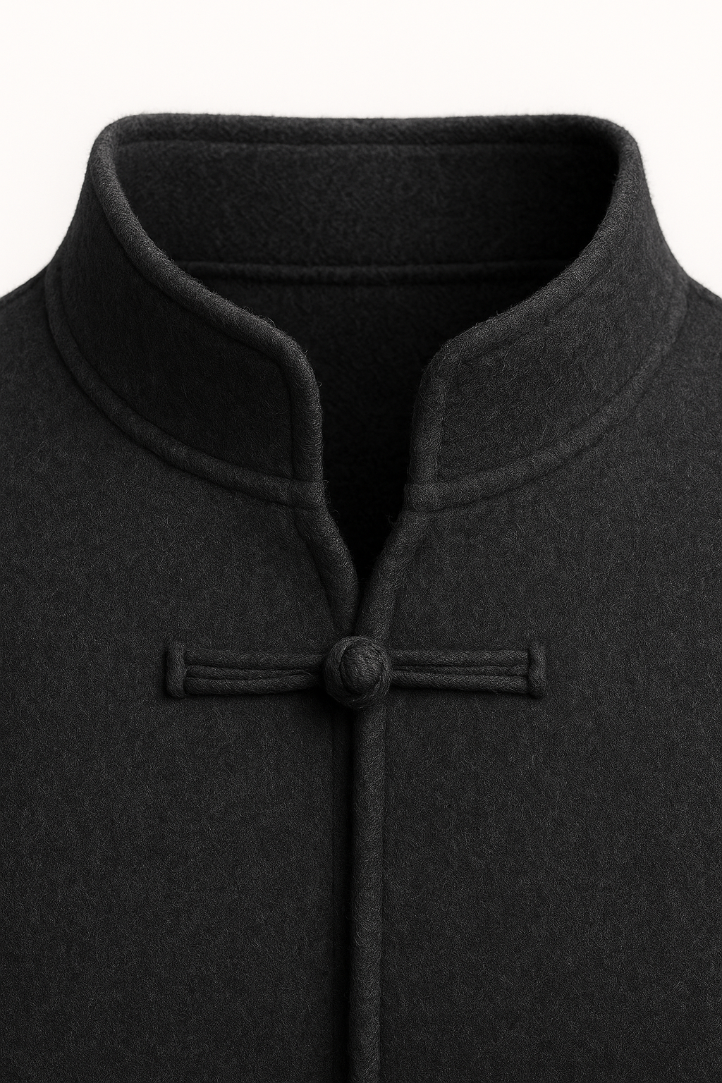 Lunaro Mandarin Wool Black