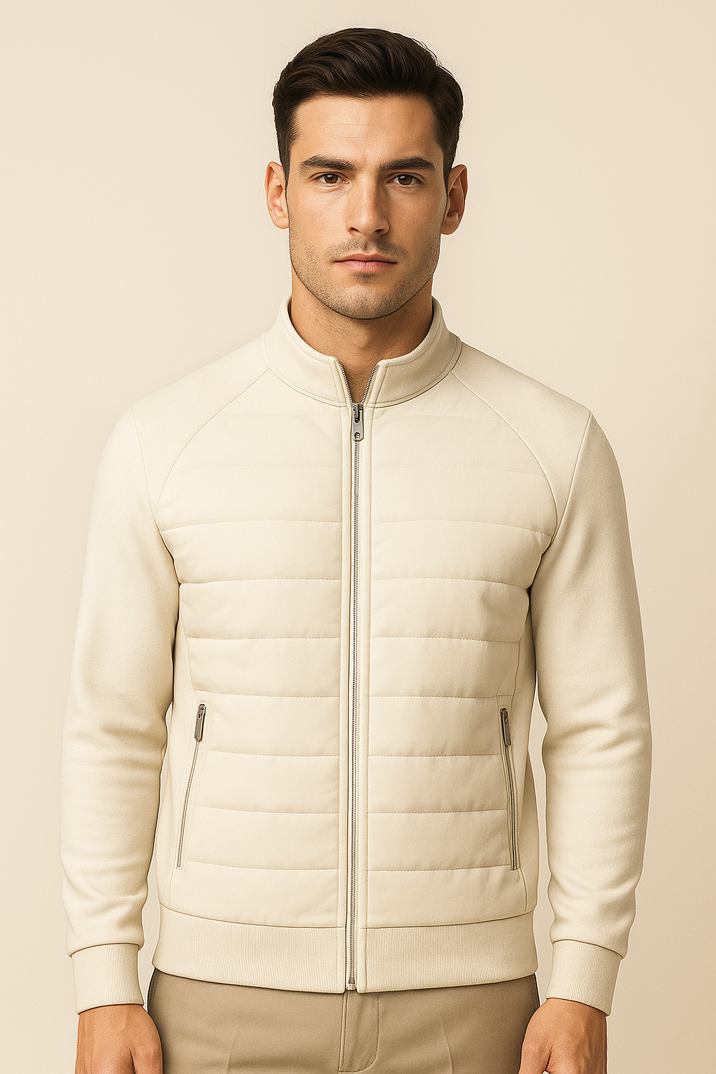 Bellori Wool Padded Jacket Ivory