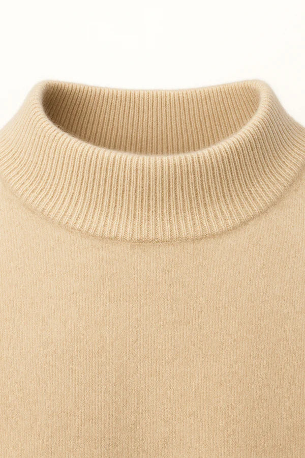 Vantori Mock Neck Knit Beige