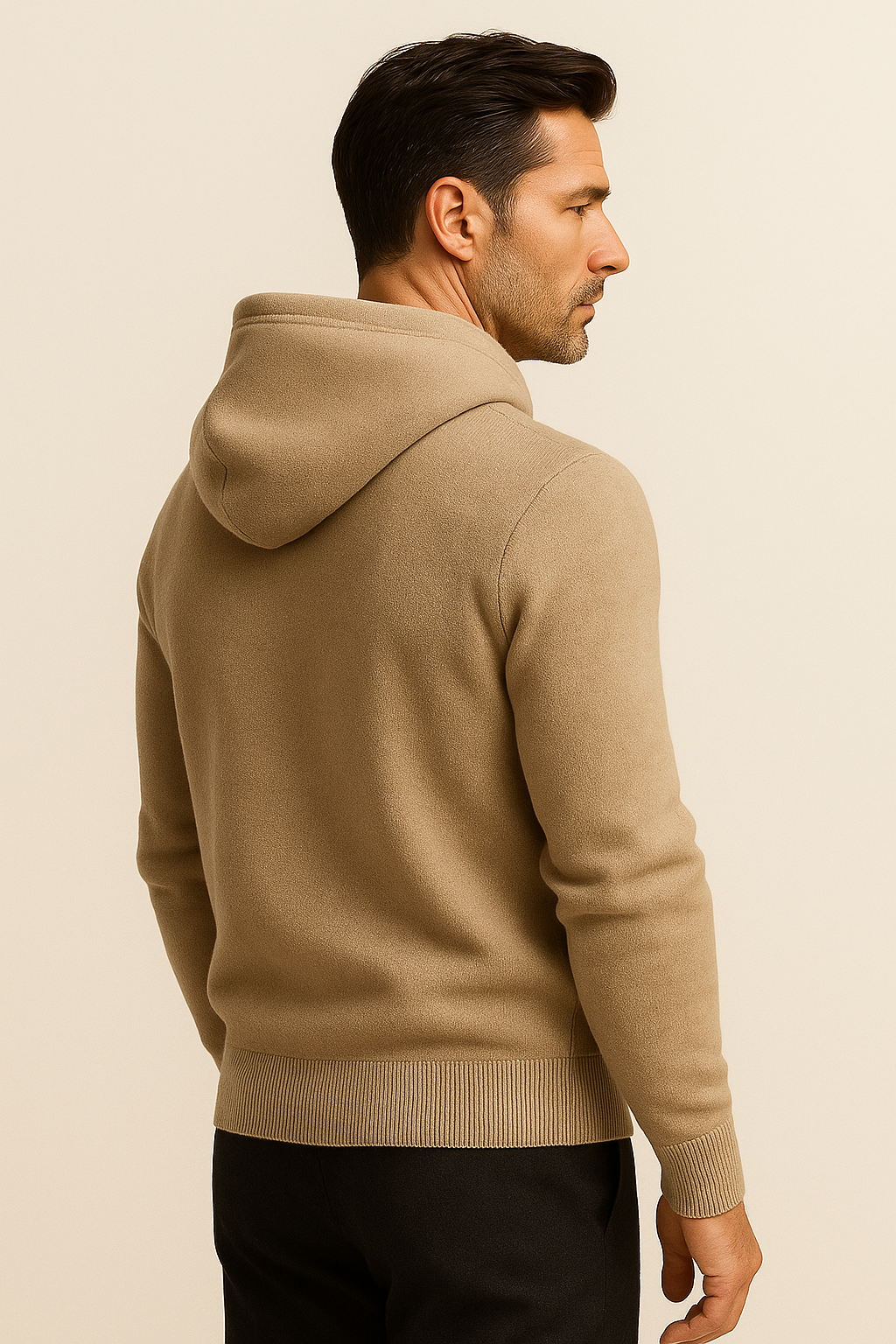 Tavole Hooded Zip Taupe