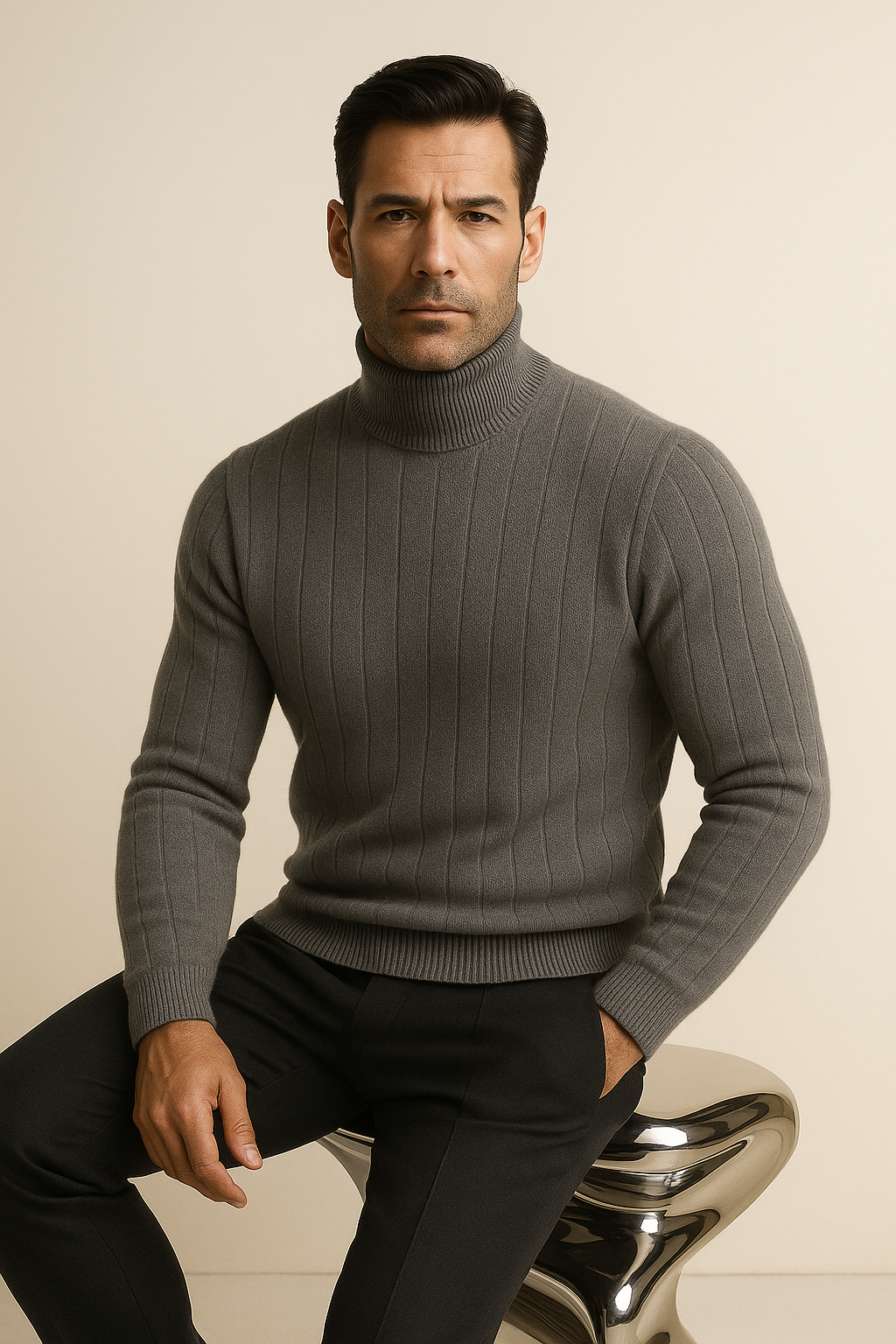 Arleno Turtleneck Grey