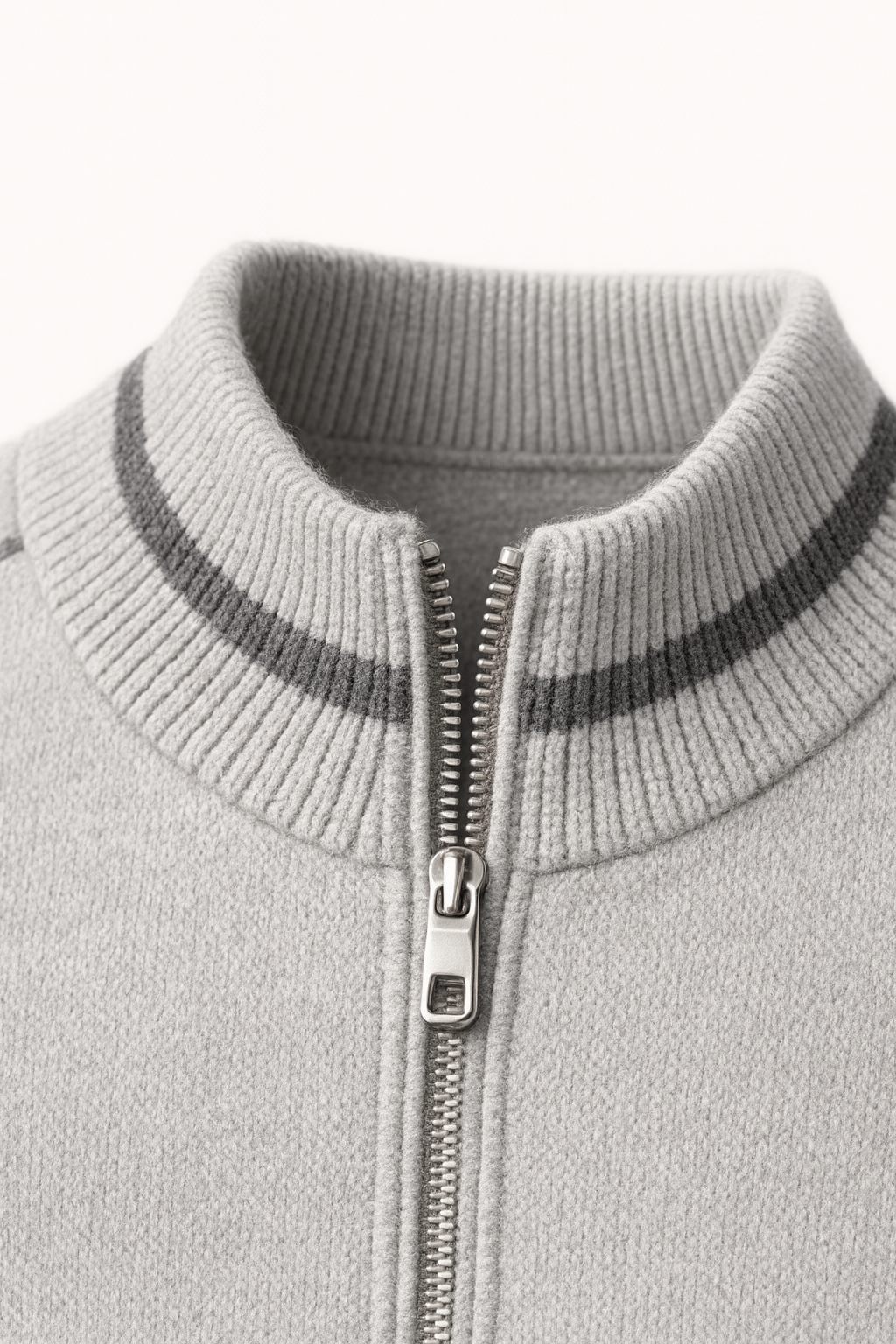 Enzo Cashmere Full-Zip Set Grey