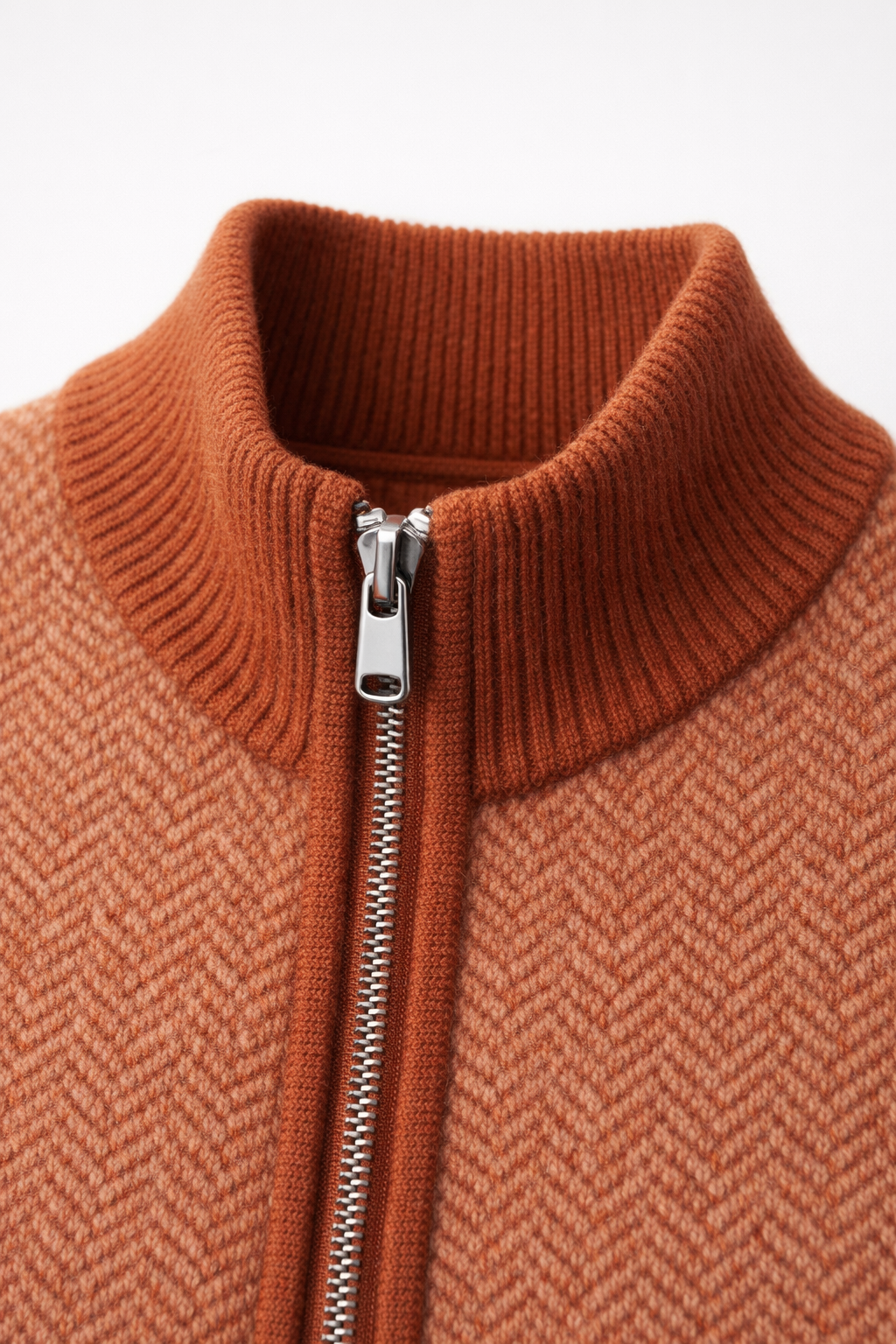 Nico Wool Zip Set Orange