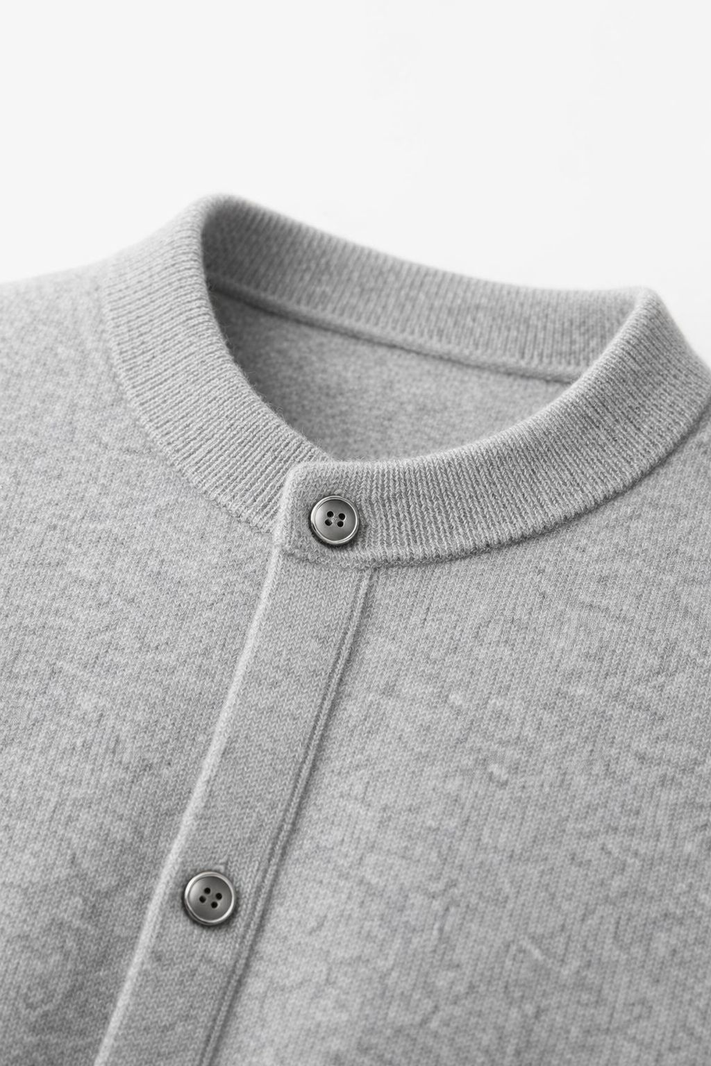 Silvio Wool Button Set Grey