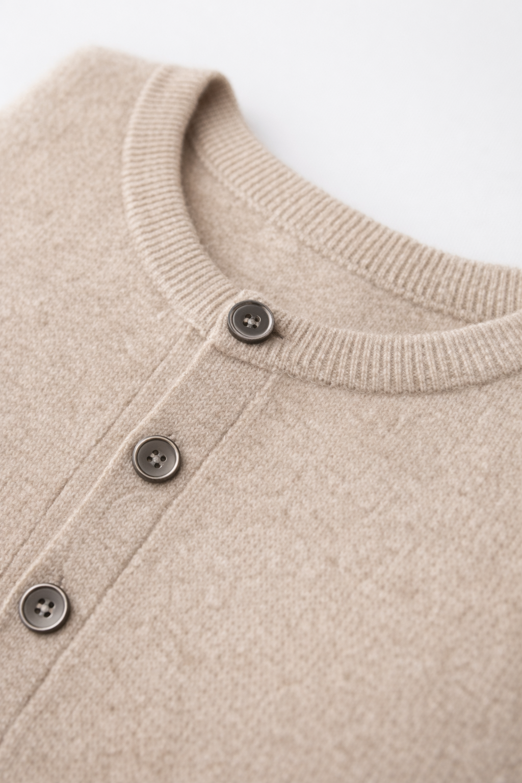 Silvio Wool Button Set Camel