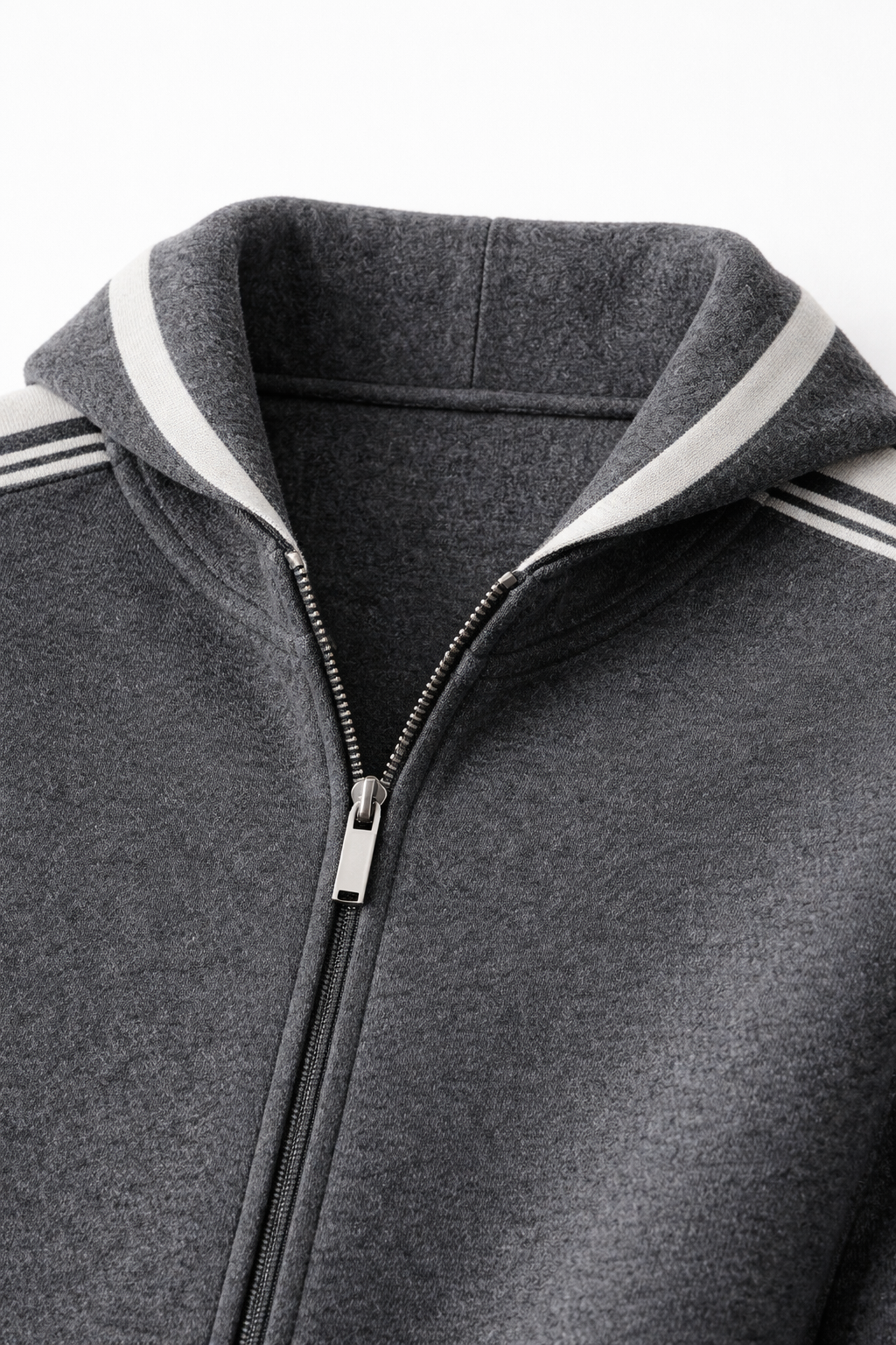 Giancarlo Hooded Zip Set Dark Grey