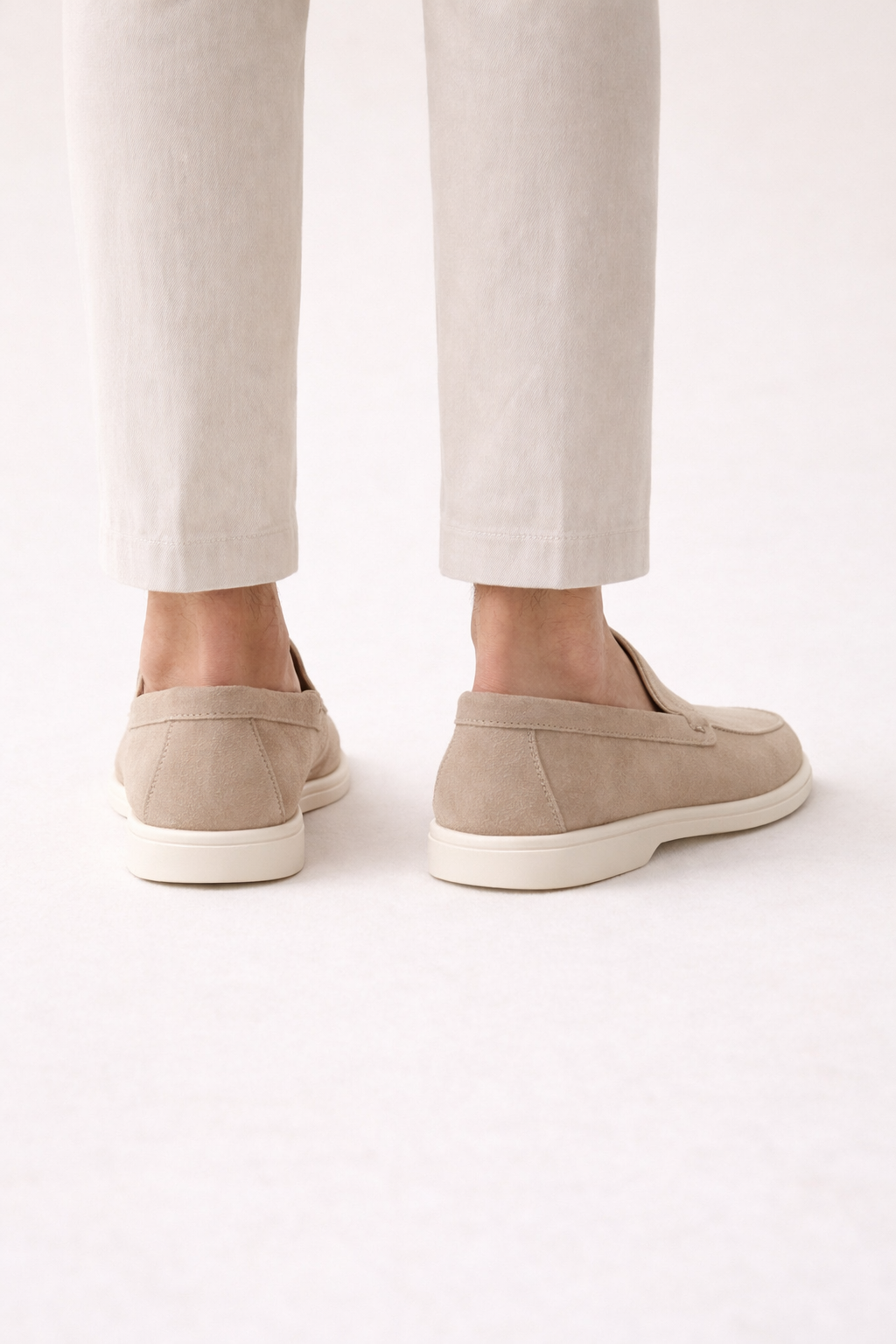 Leonis Suede Loafers Beige