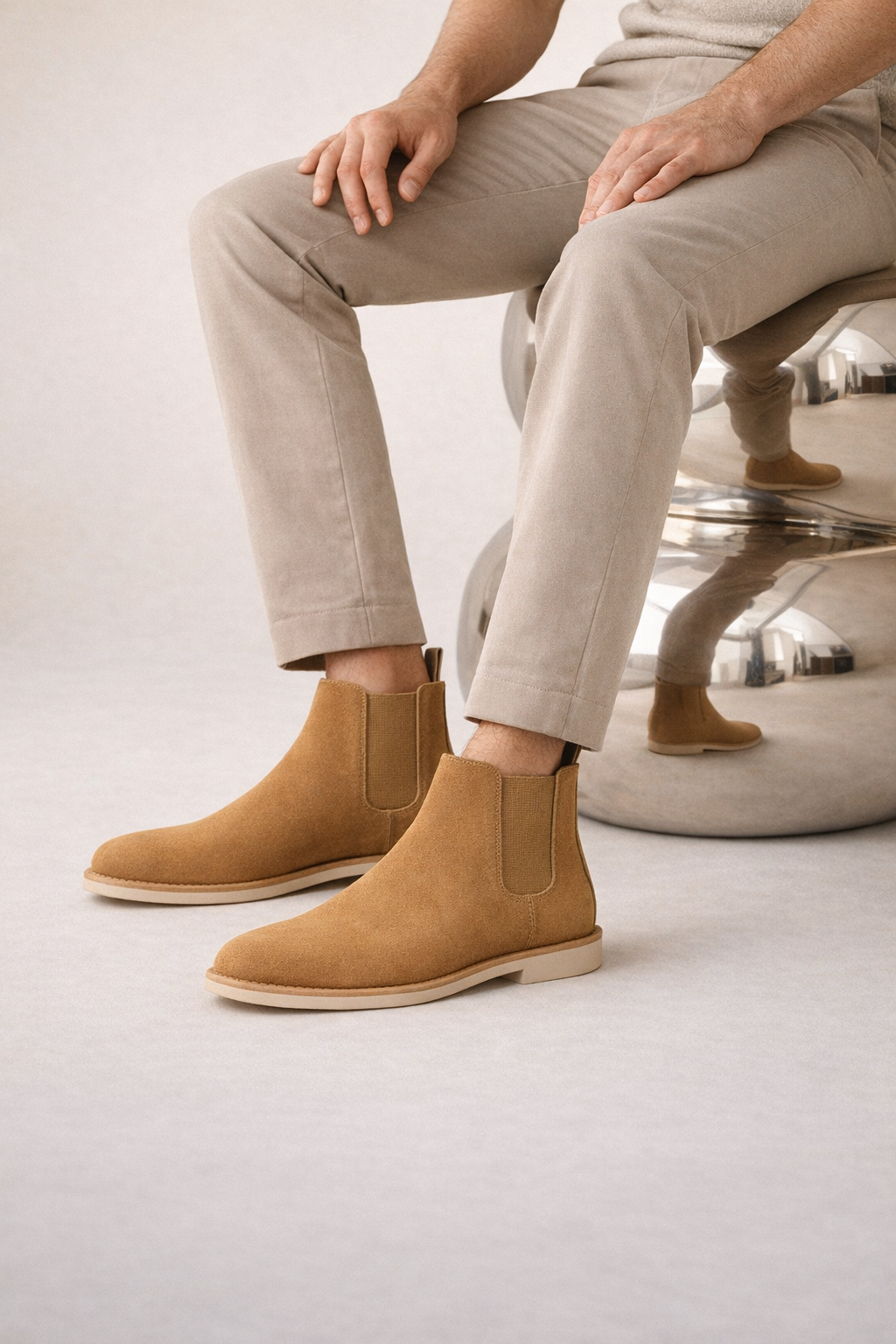Lerano Chelsea Boots Light Brown
