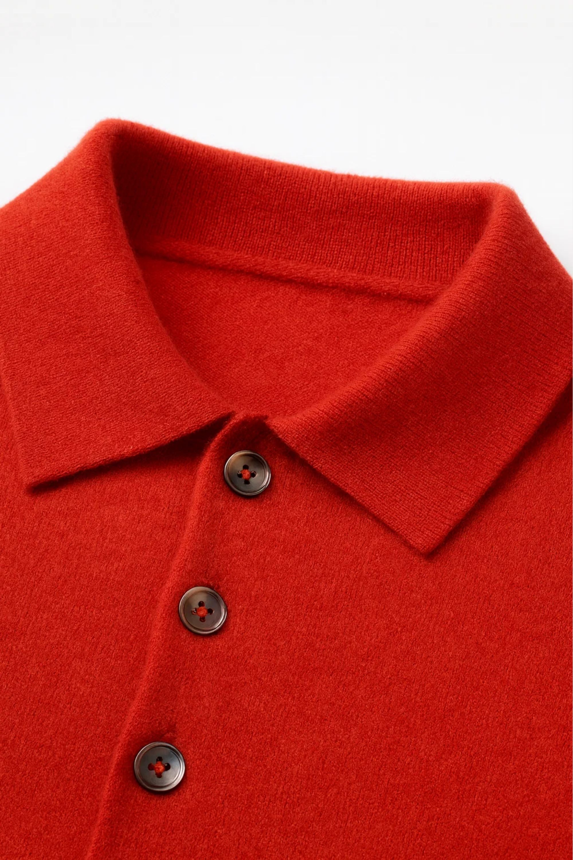Vittorio Polo Knit Red
