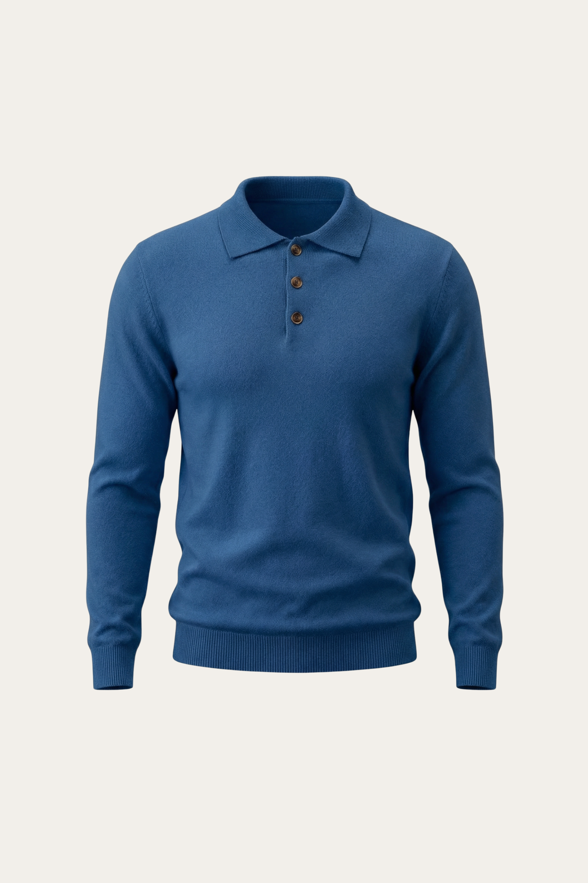 Vittorio Polo Knit Blue
