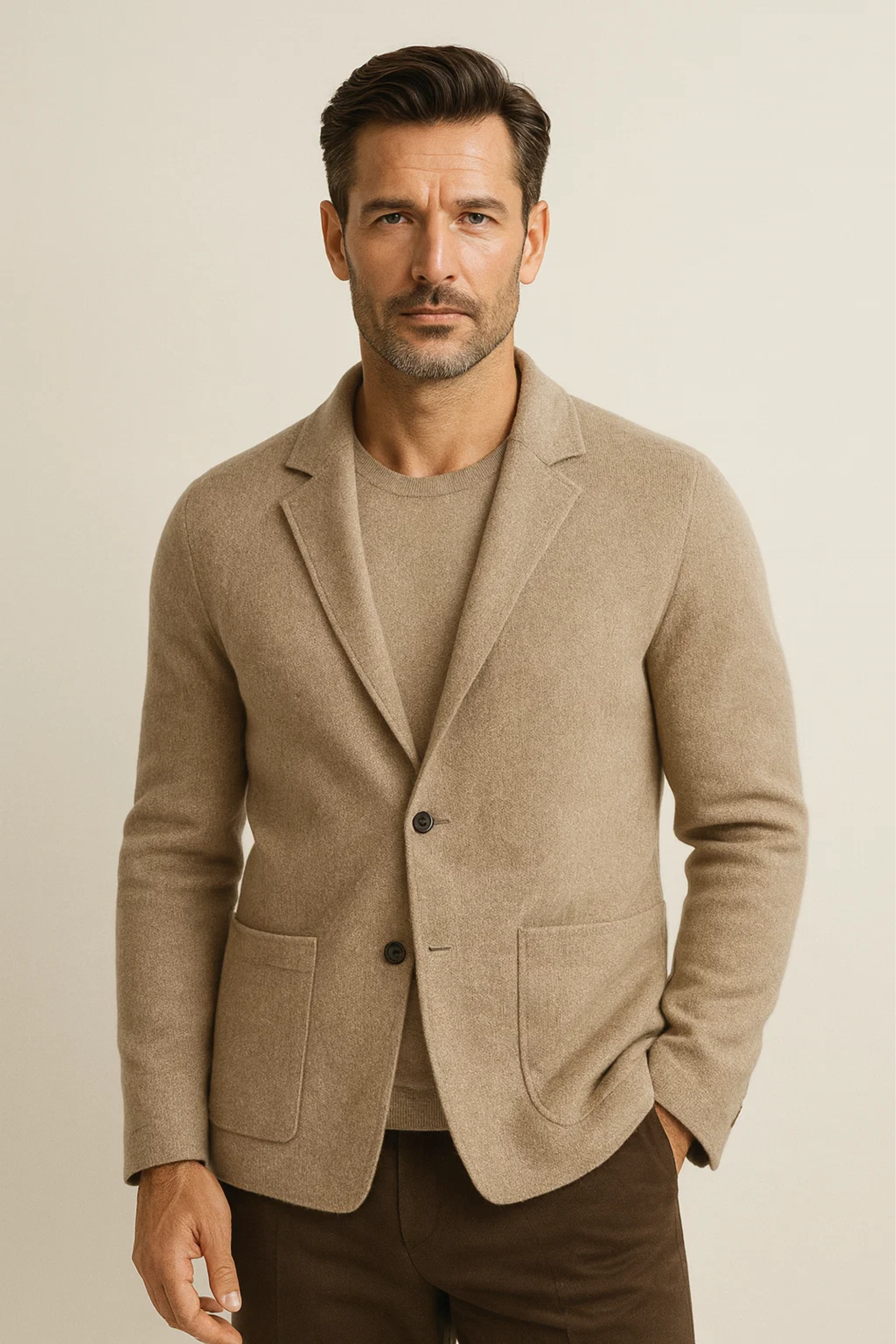 Matteo Cardigan Beige