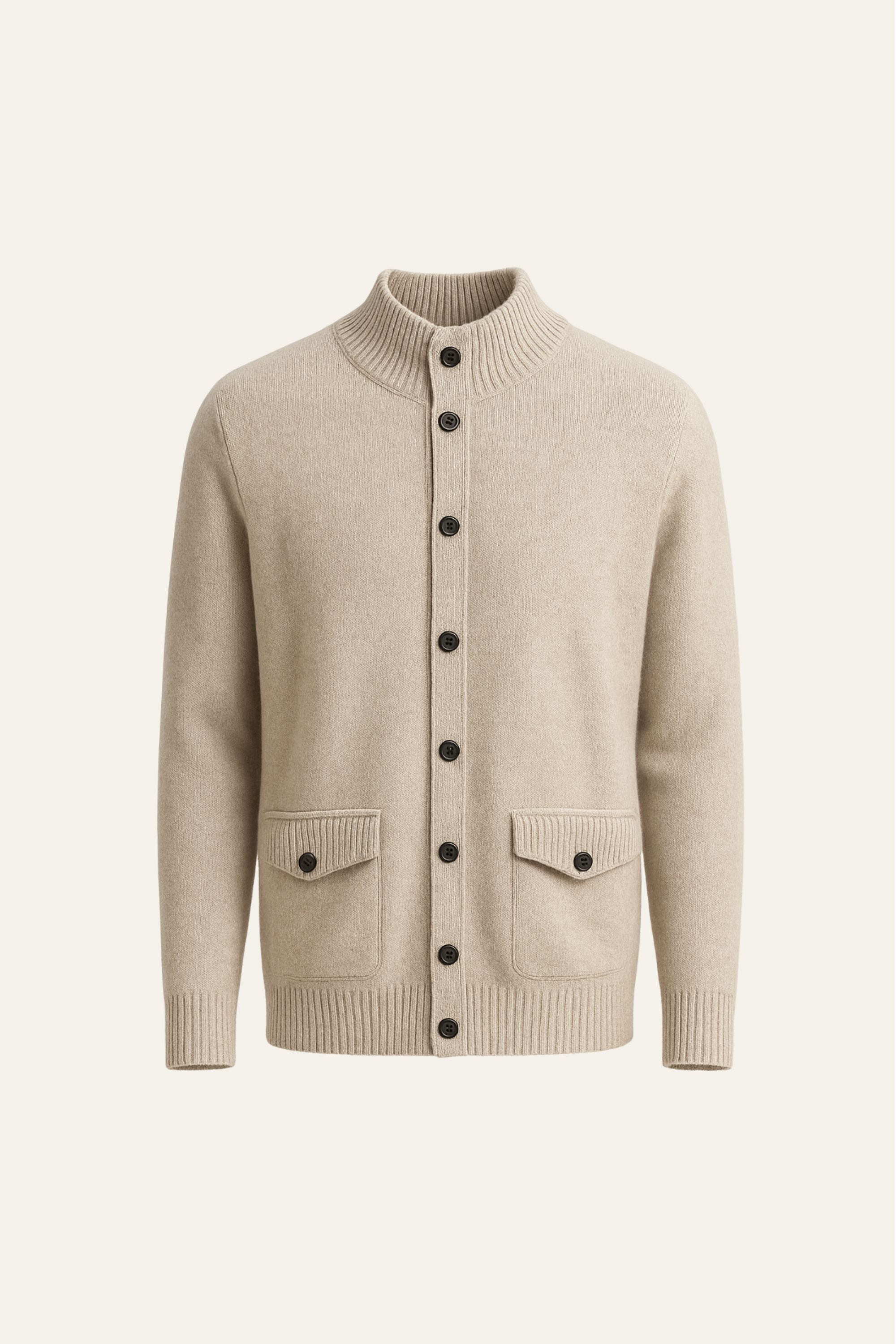 Giotto Cashmere Cardigan Sand