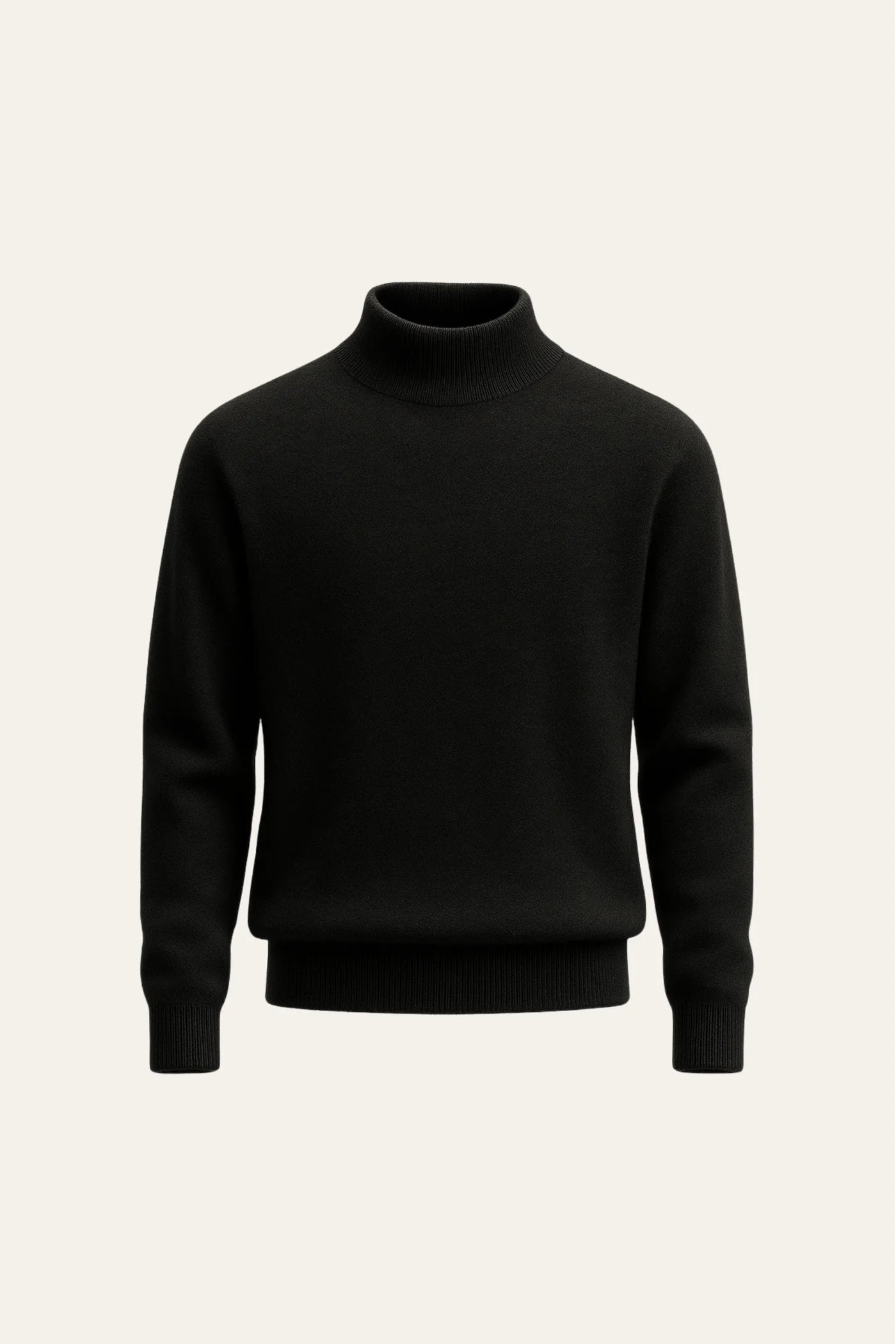 Vantori Mock Neck Knit Black