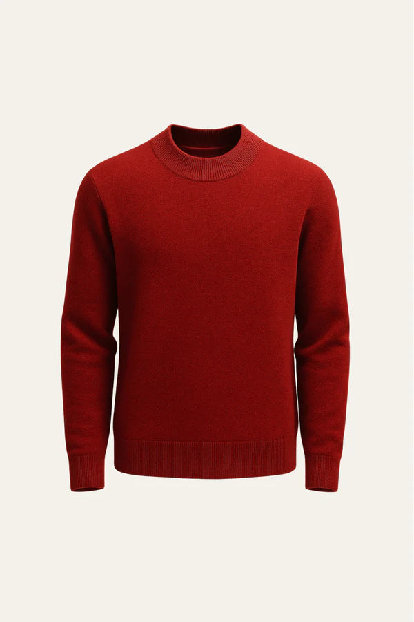 Marenzo Cashmere Crewneck Burgundy