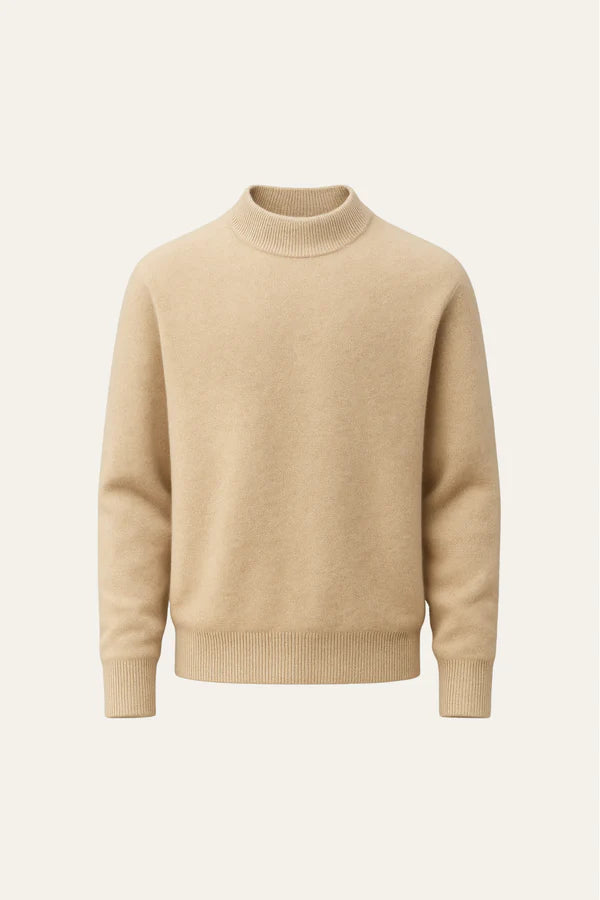 Vantori Mock Neck Knit Beige
