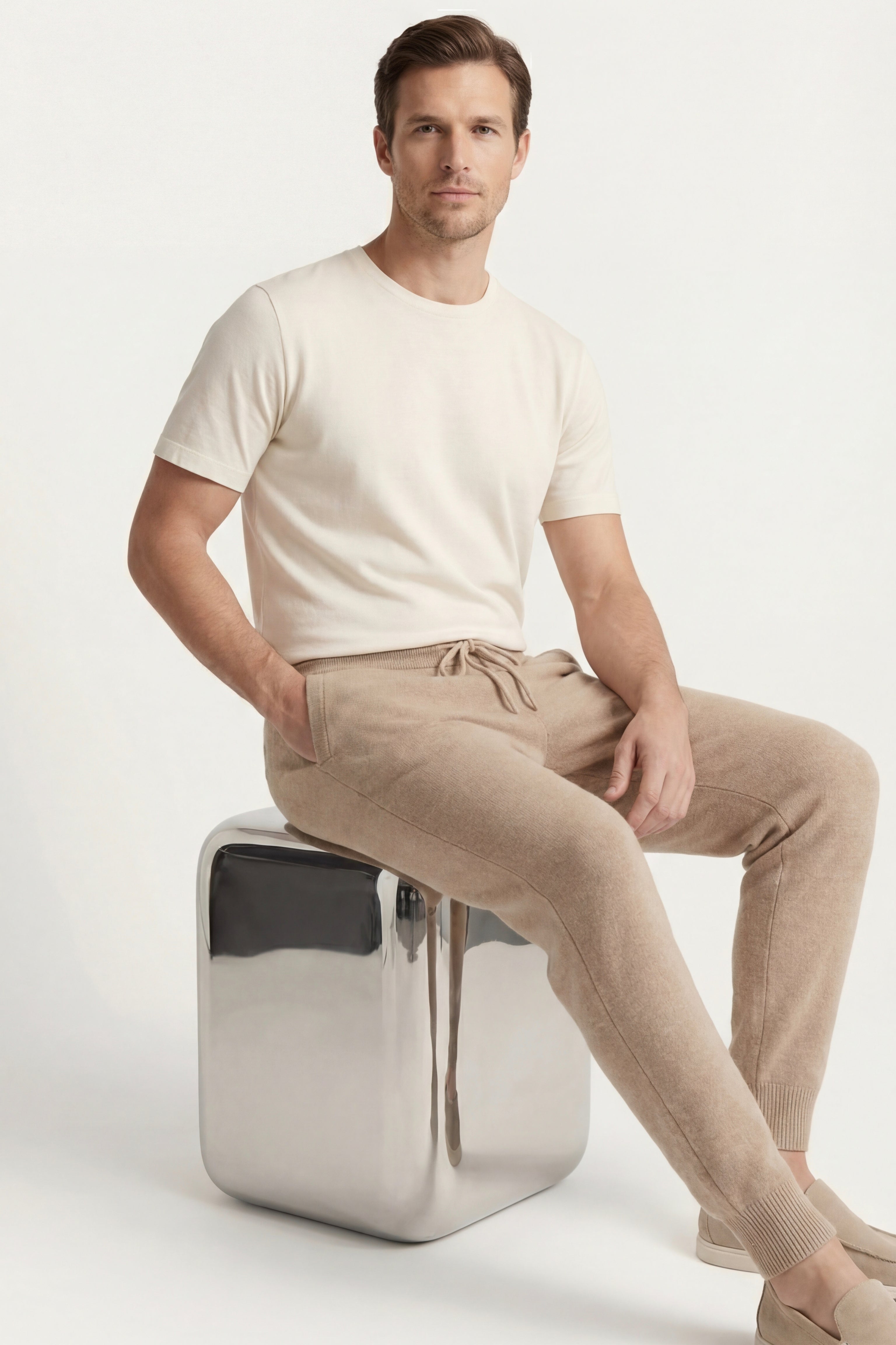 Tavaro Lounge Trousers Beige