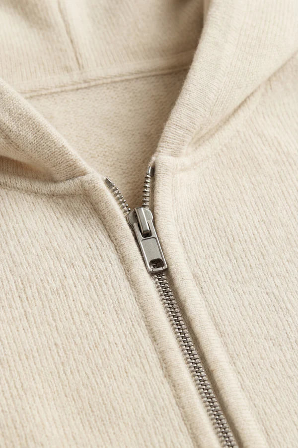 Tavole Hooded Zip Cream