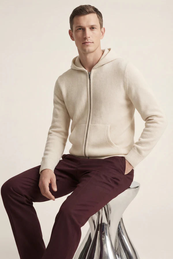 Tavole Hooded Zip Cream