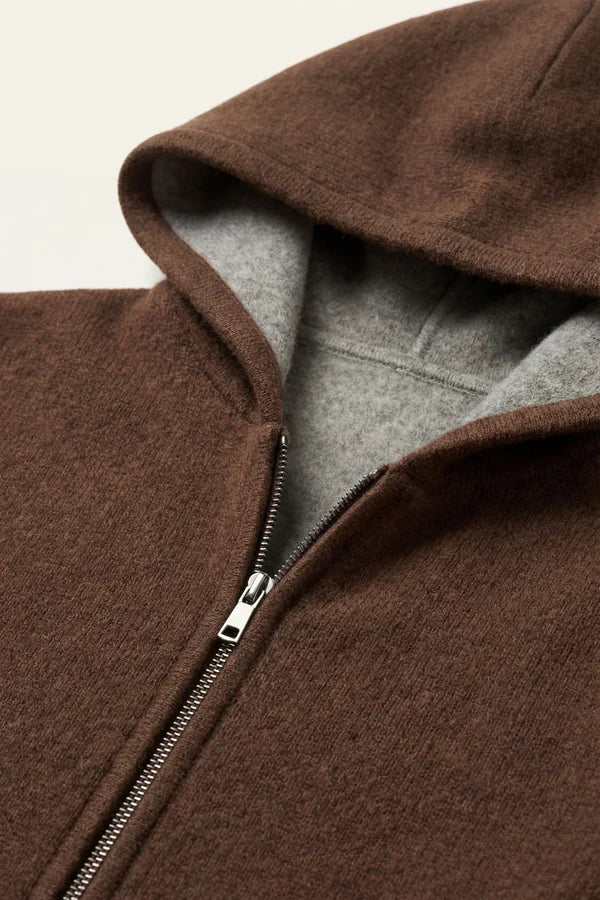 Novaro Hooded Zip Knit