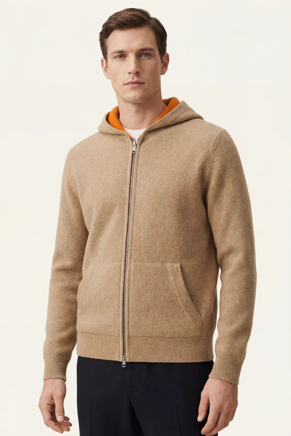 Novaro Hooded Zip Knit