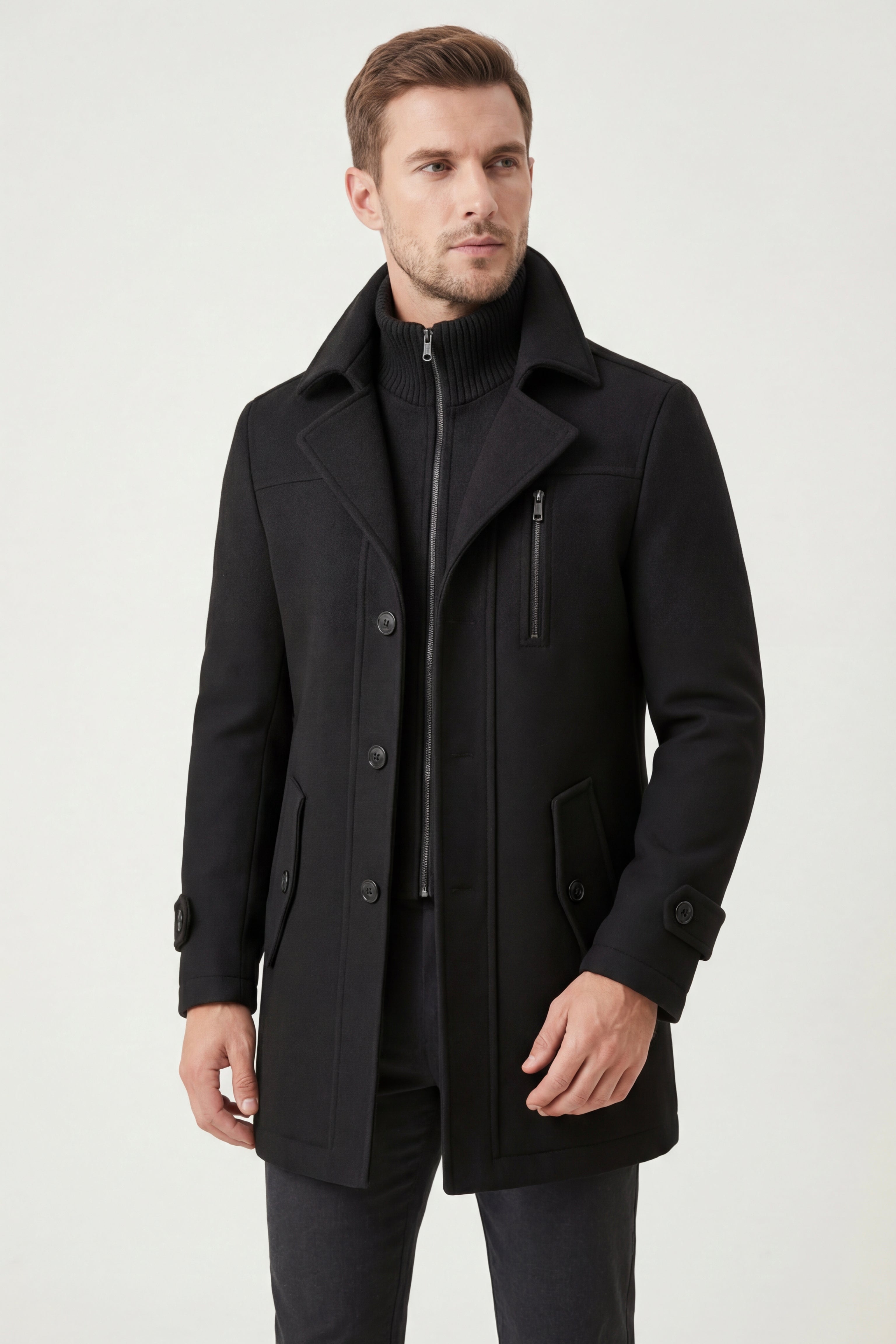 Melvin Field Coat Black