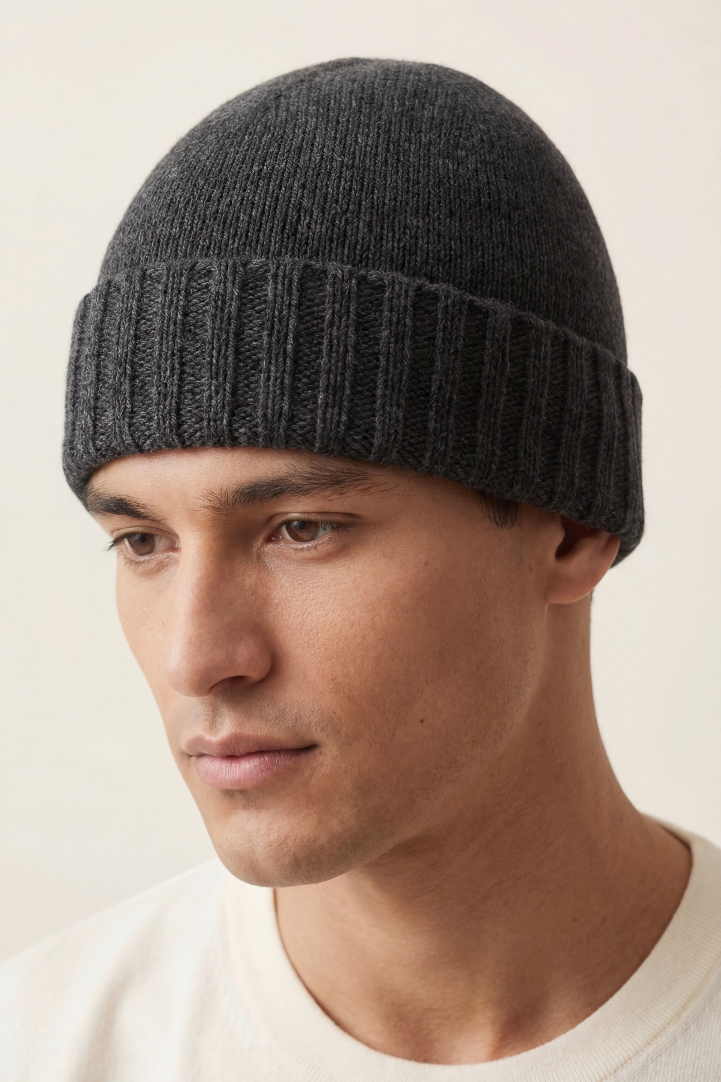 Bellora Cashmere Beanie Charcoal