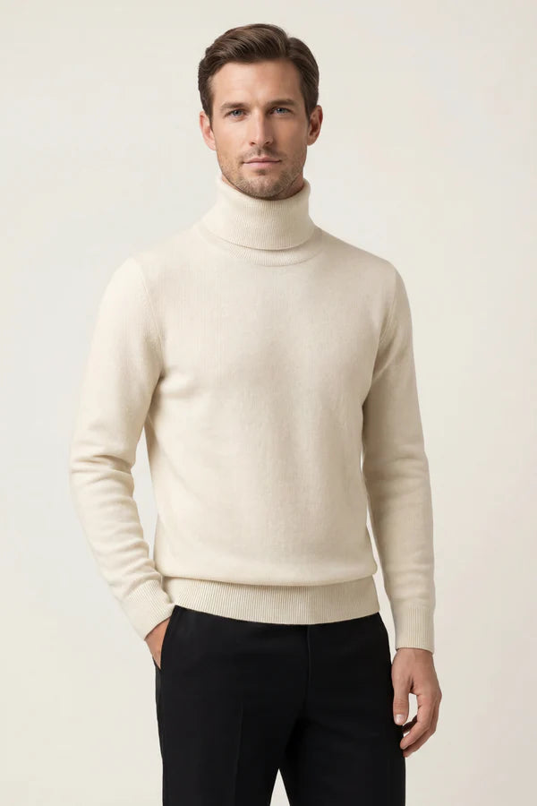Avenzo Cashmere Turtleneck Ivory