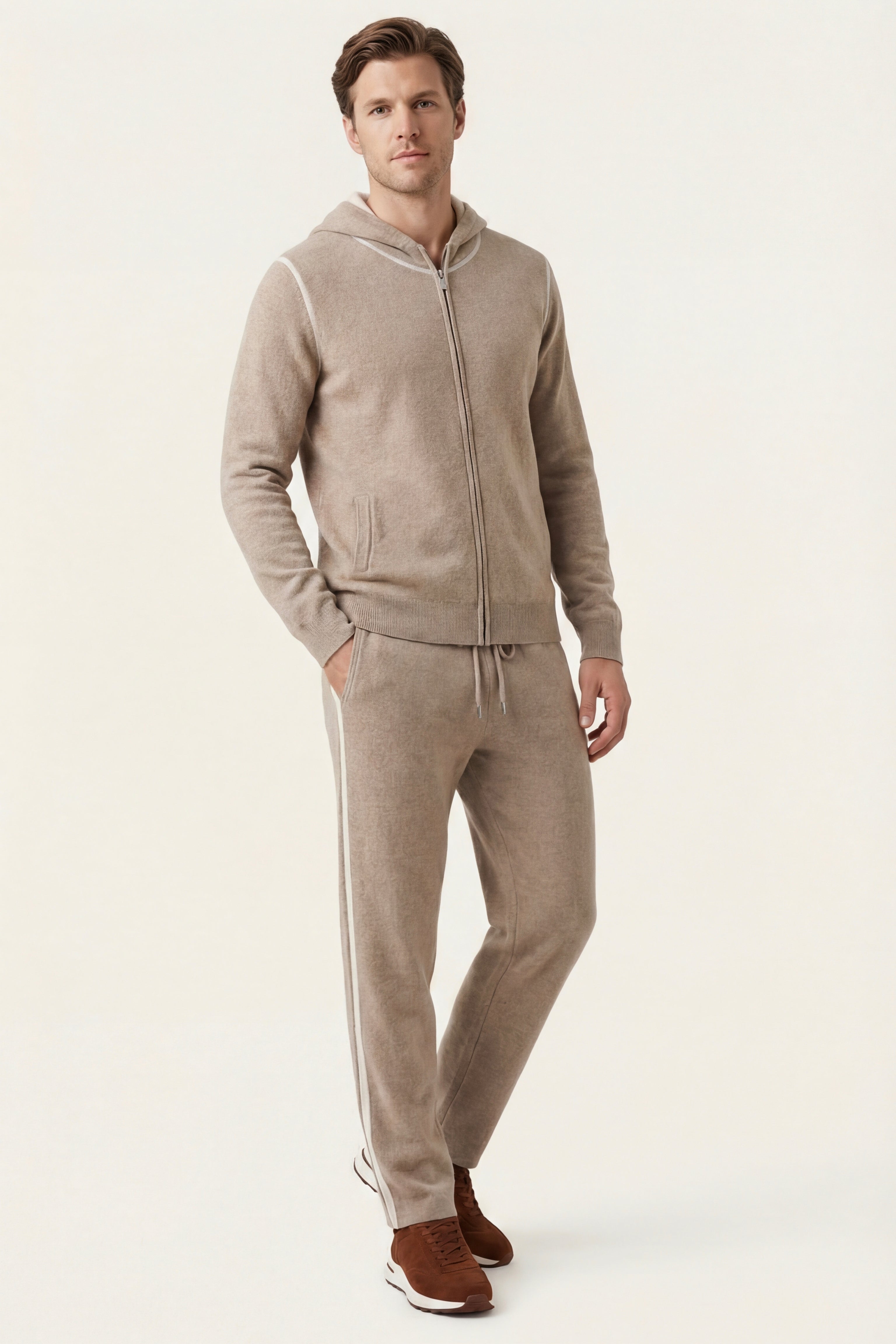 Leonis Cashmere Set Beige