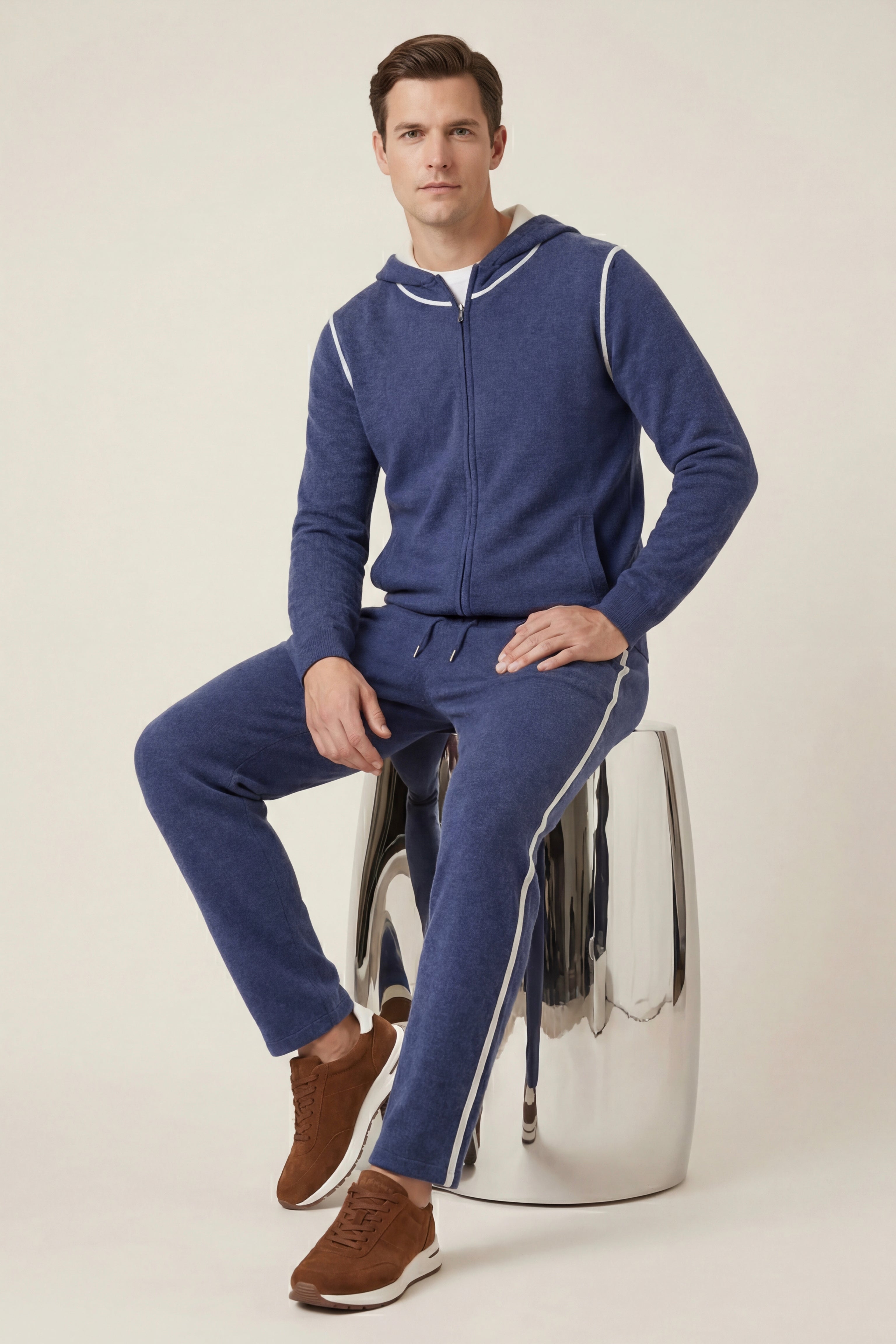 Leonis Cashmere Set Blue