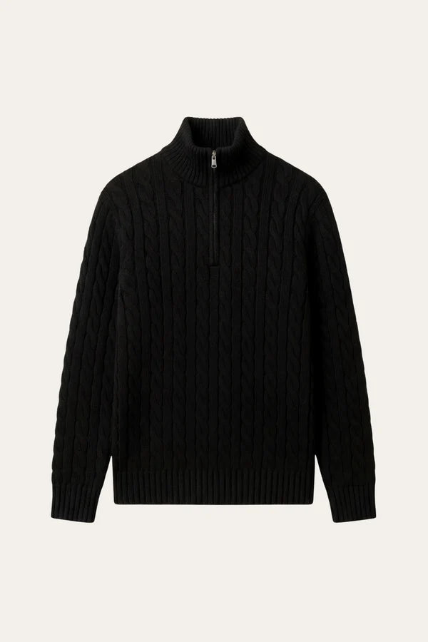 Medici Cable Knit Black