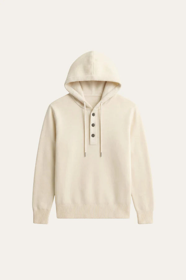 Taviano Hooded Knit Cream