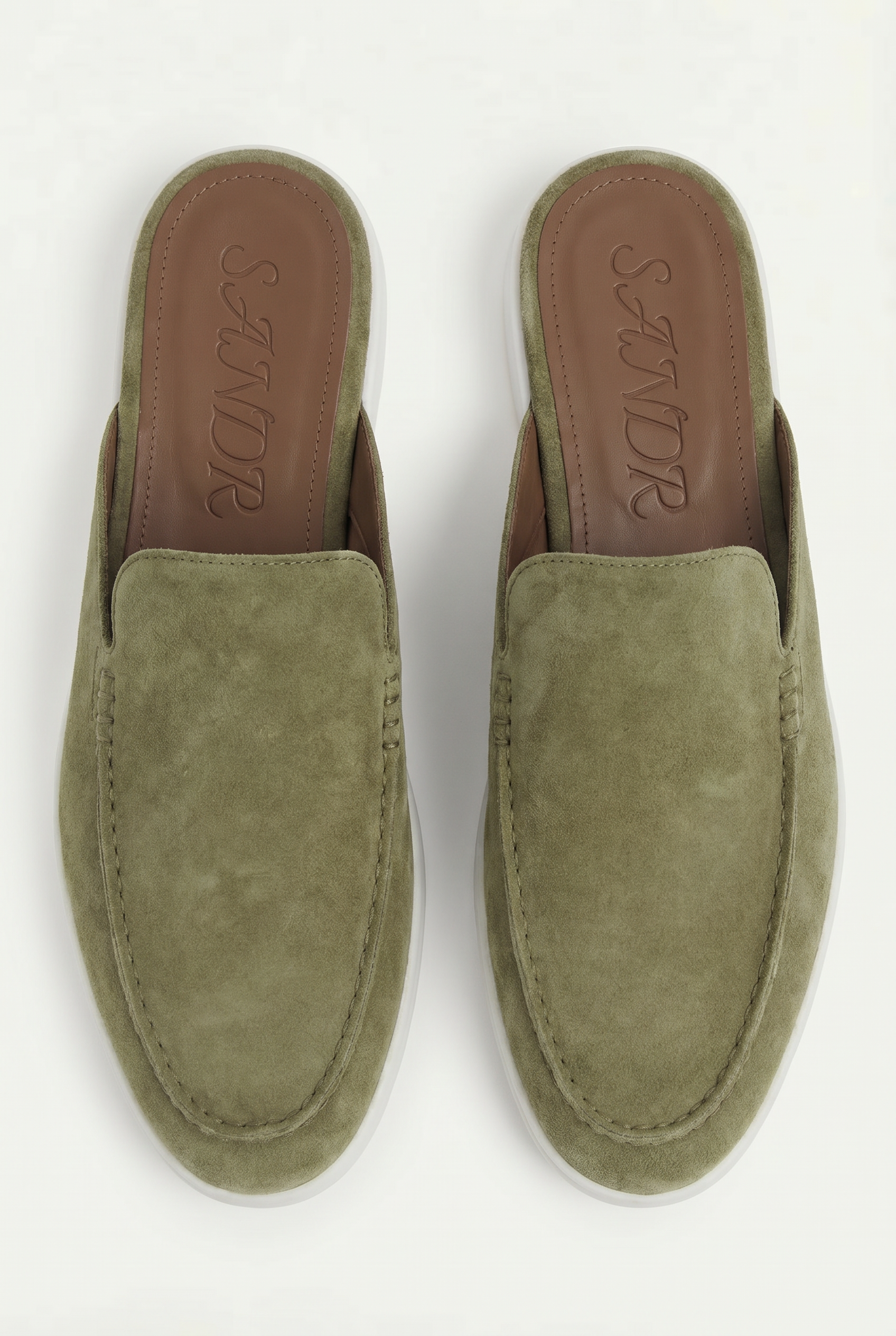 Yacht Suède Mule Olive