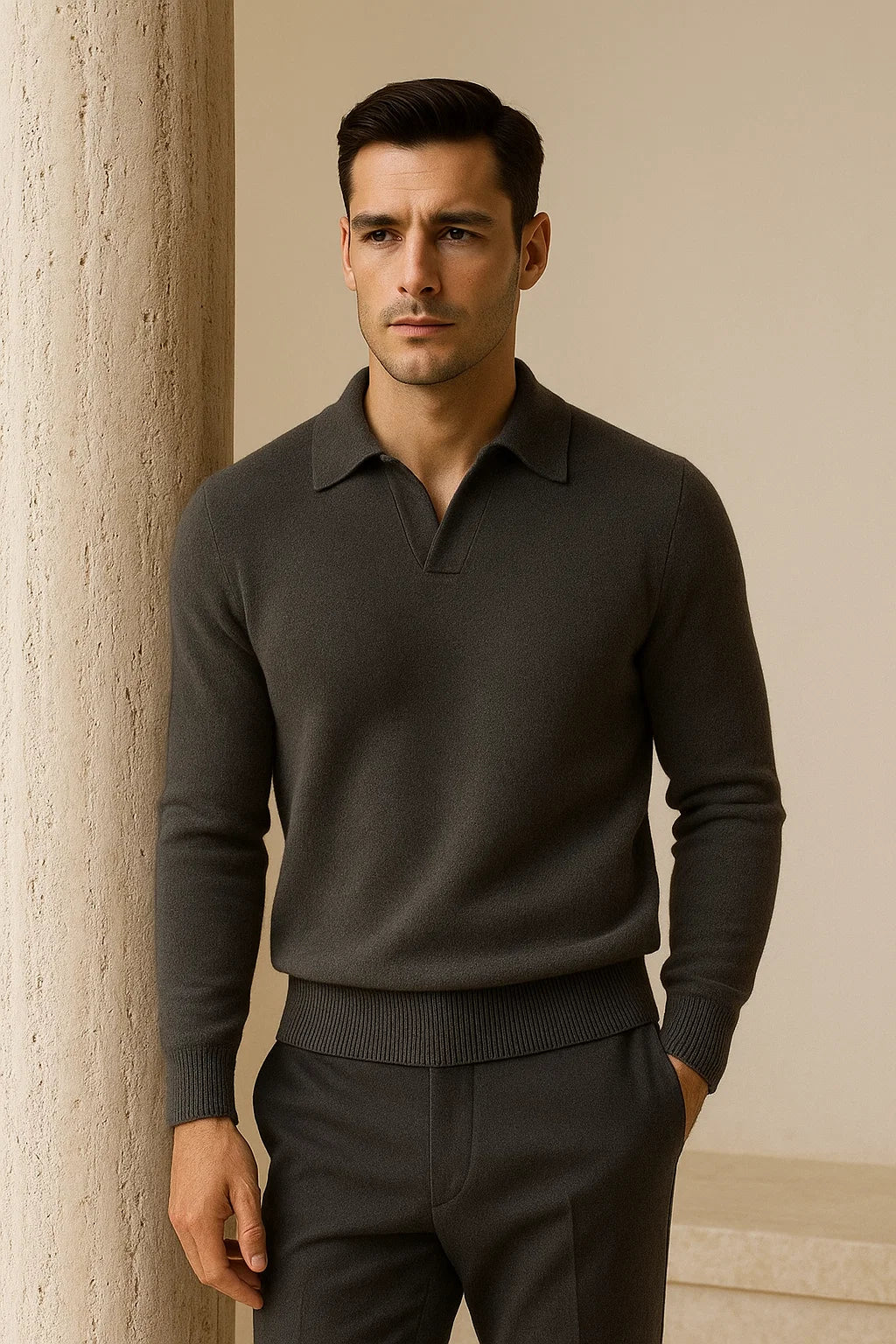Santo Polo Sweater Dark Grey