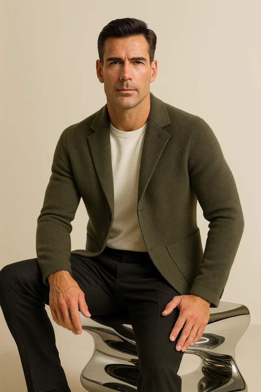 Matteo Cardigan Green