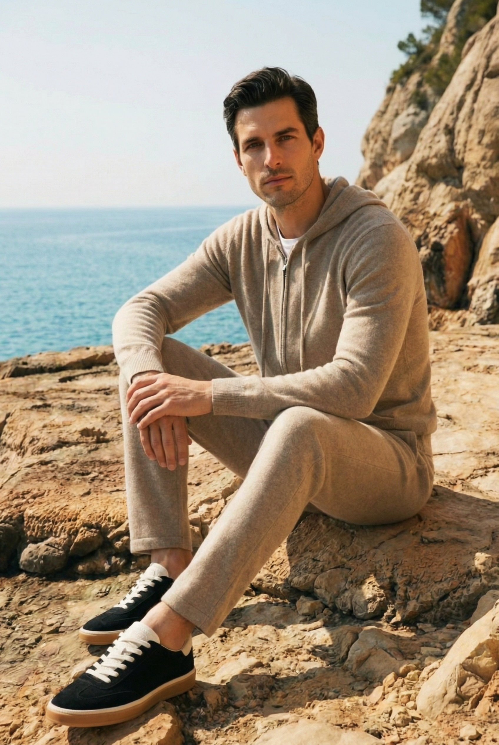 Ariello Cashmere Set Camel