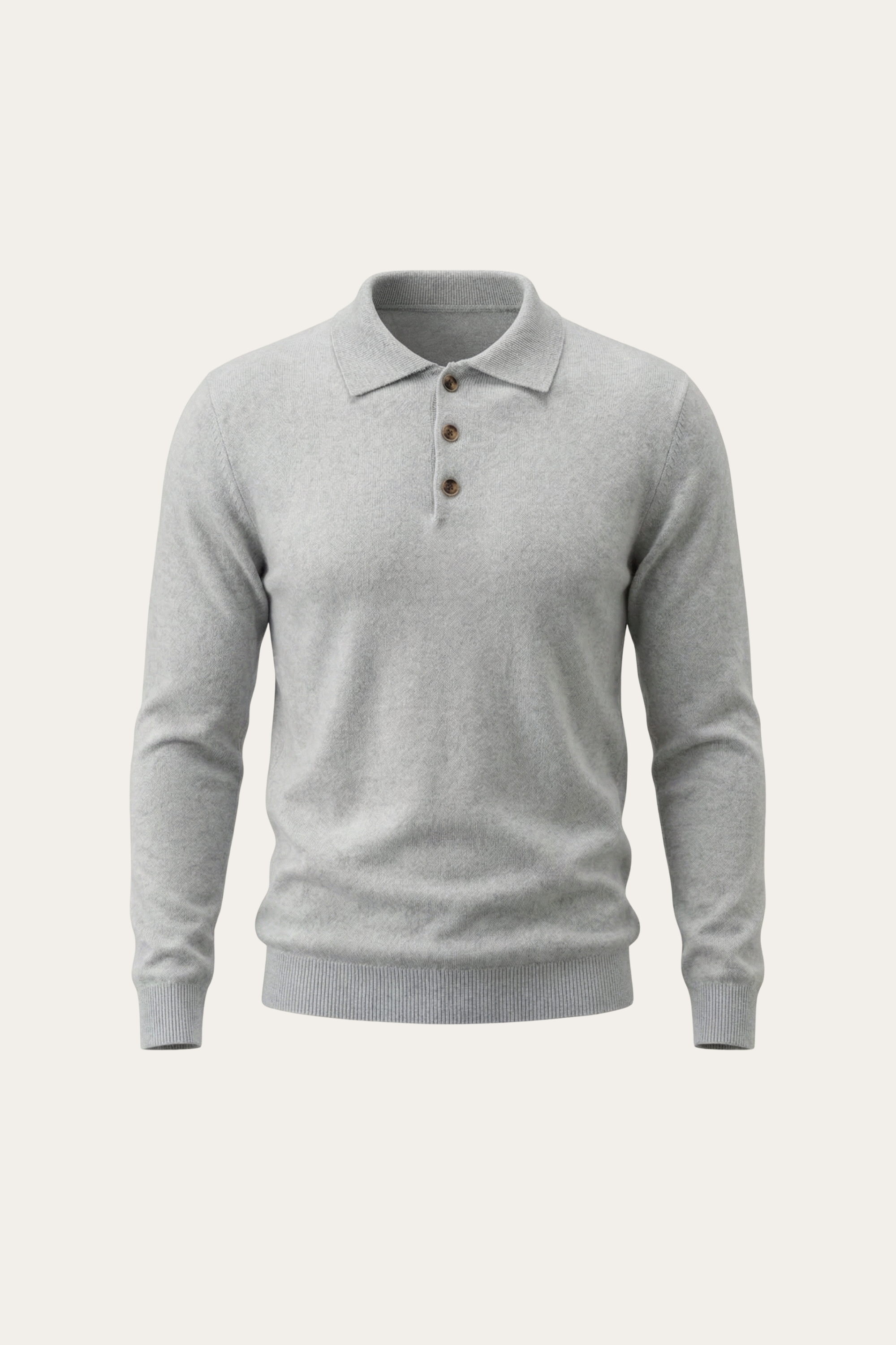 Vittorio Polo Knit Grey