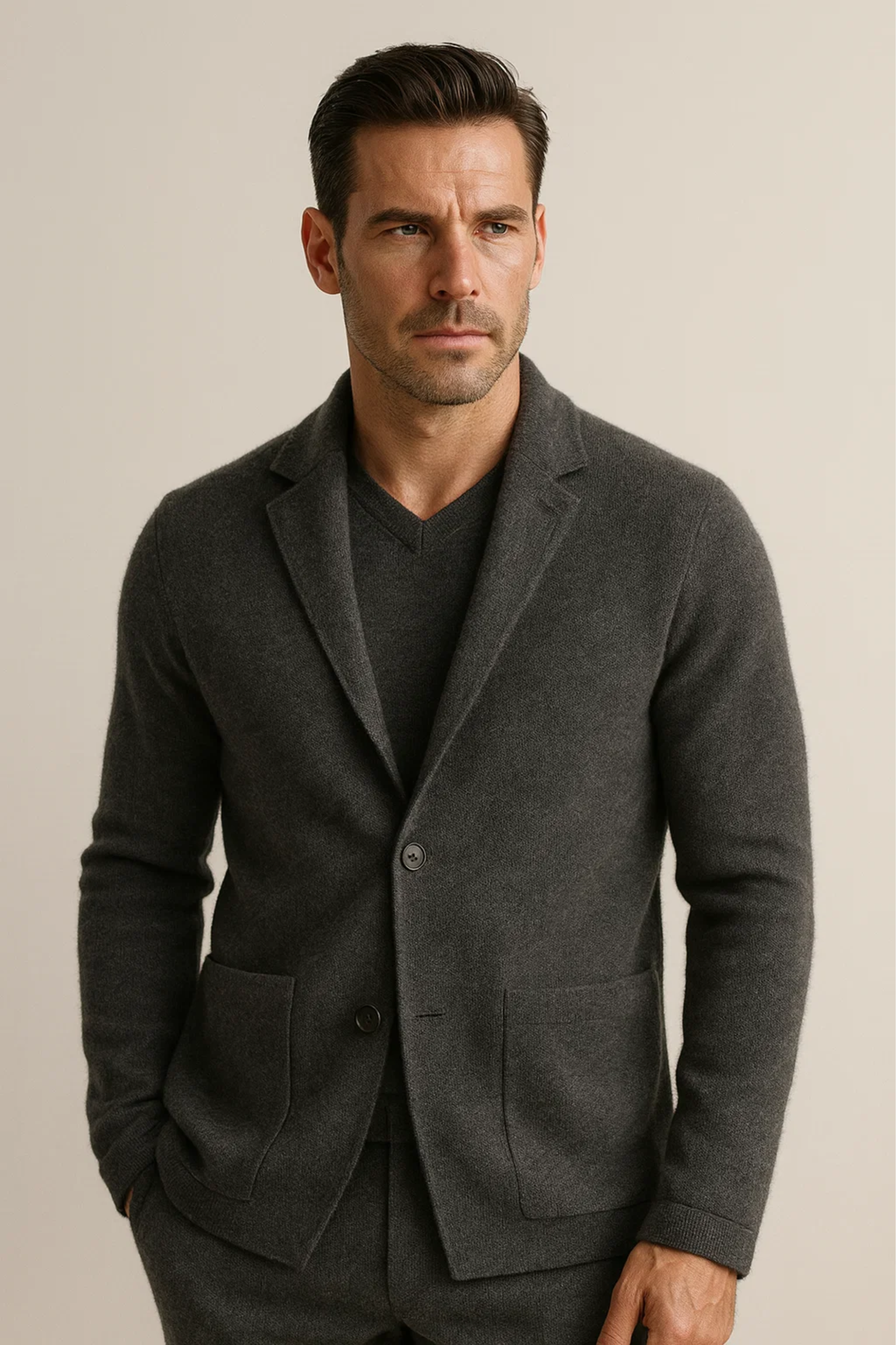 Matteo Cardigan Grey