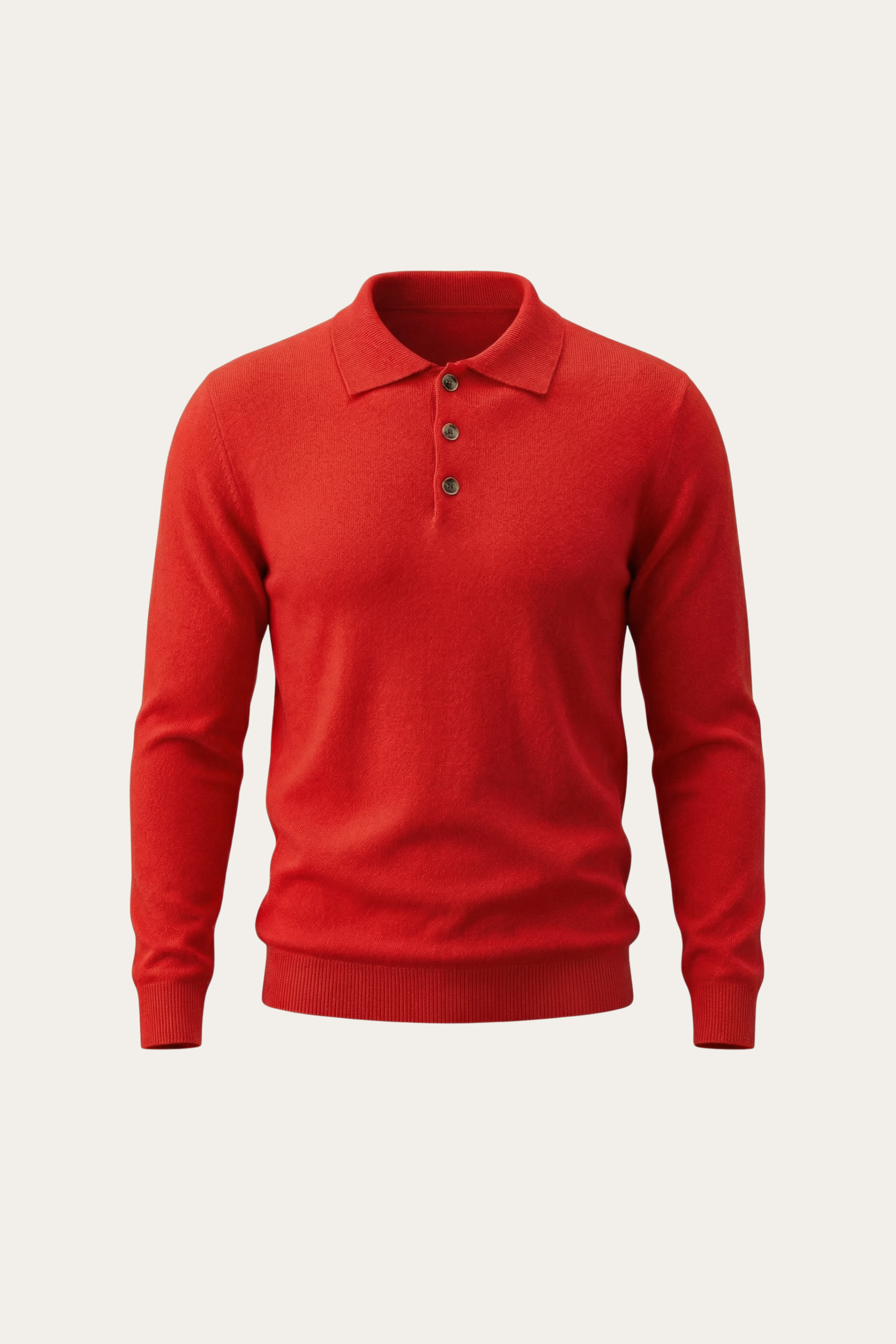Vittorio Polo Knit Red