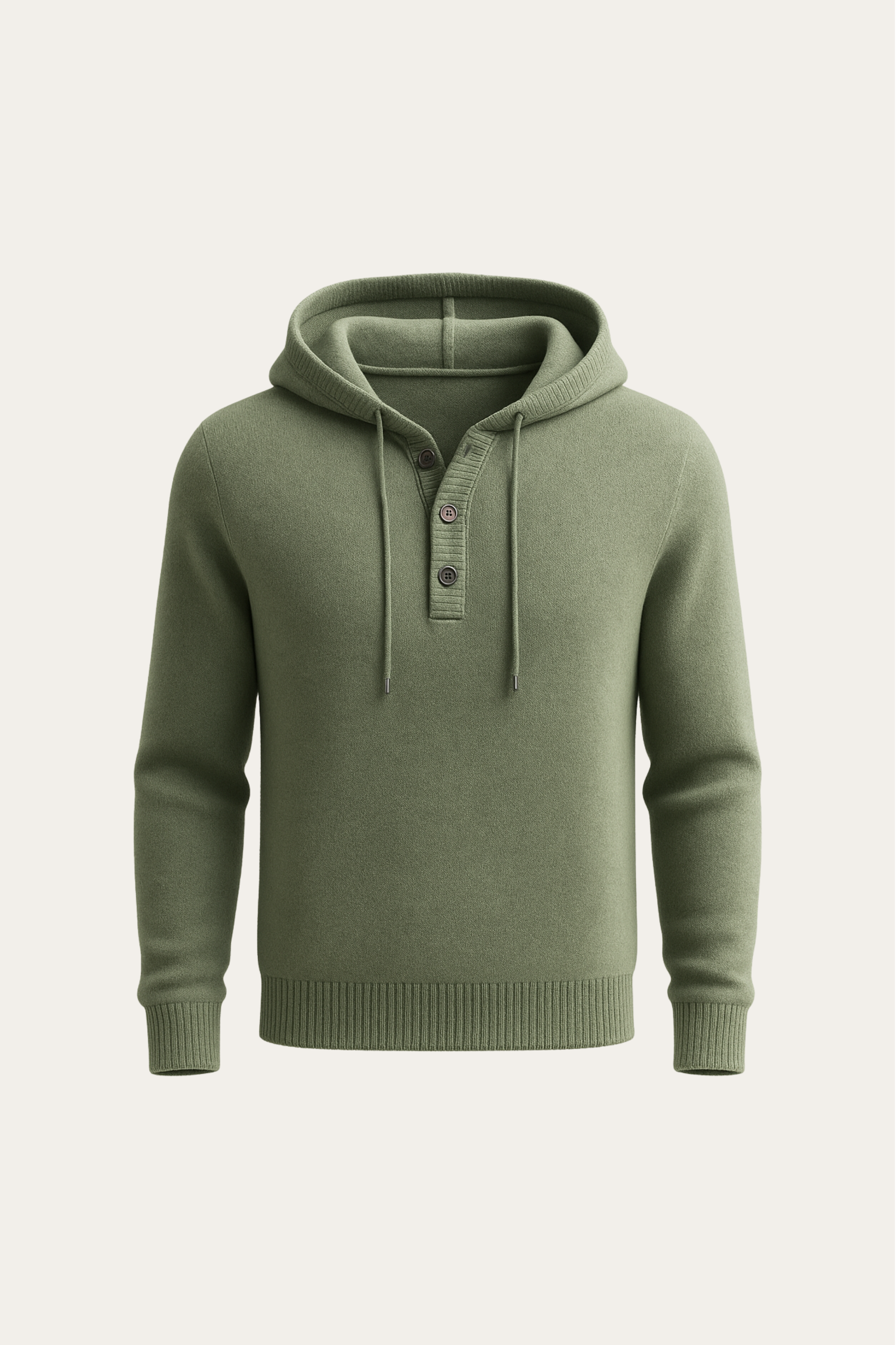 Taviano Hooded Knit Sage Green